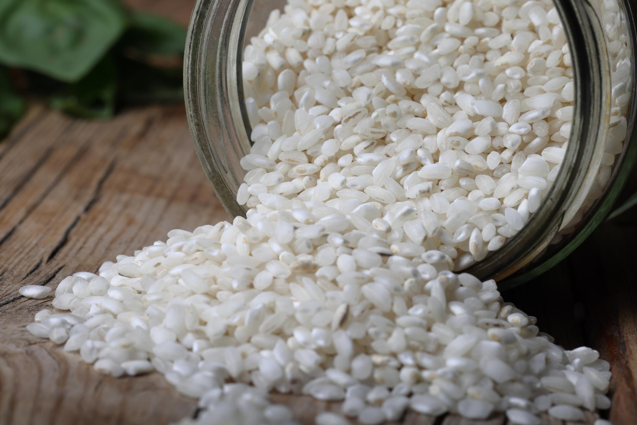 Arborio rice is best used to make risotto./Getty