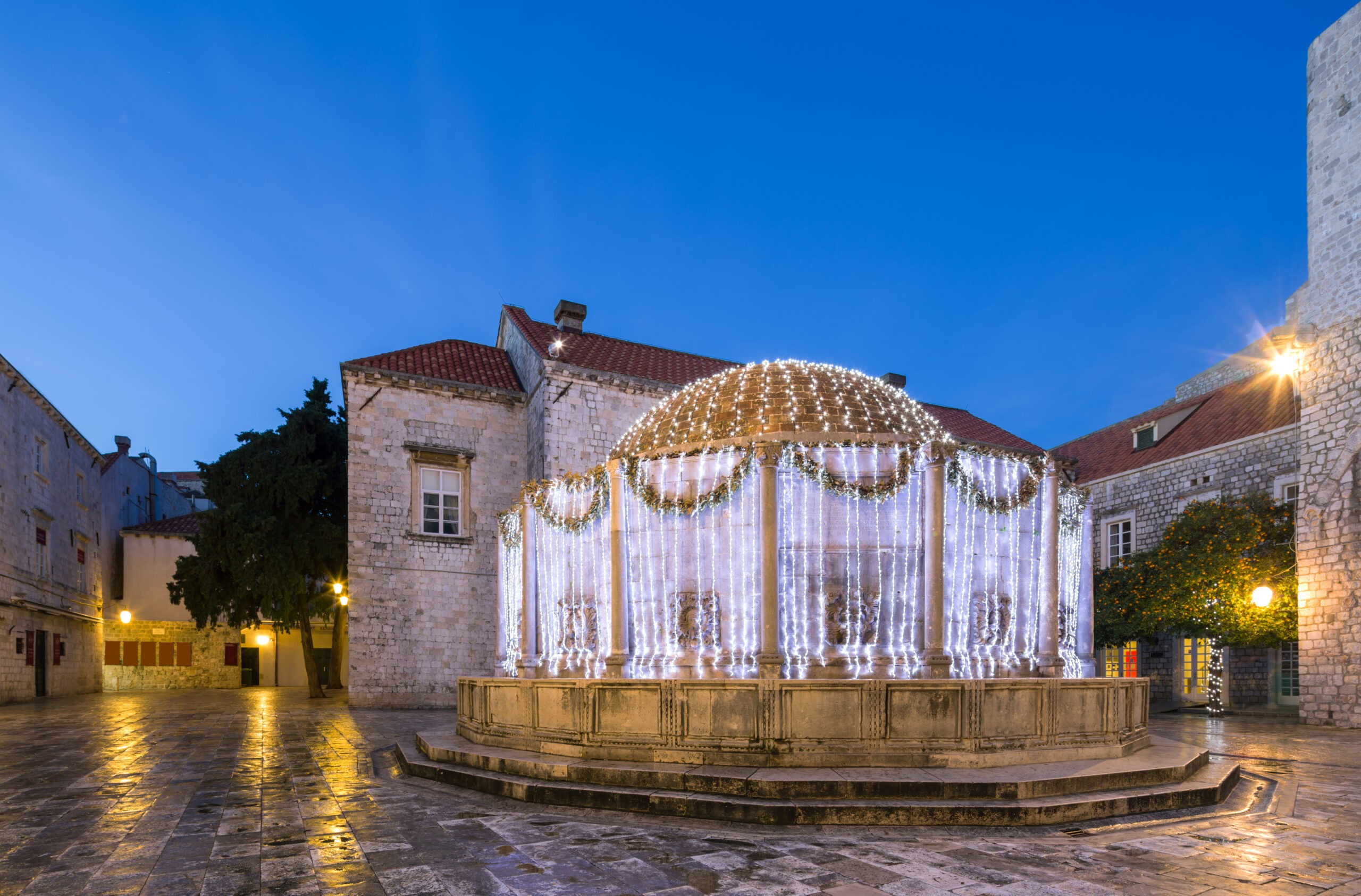 Onofrio's Fountain was built in 1438 in Dubrovnik, but was damaged in a 1667 earthquake./Shutterstock