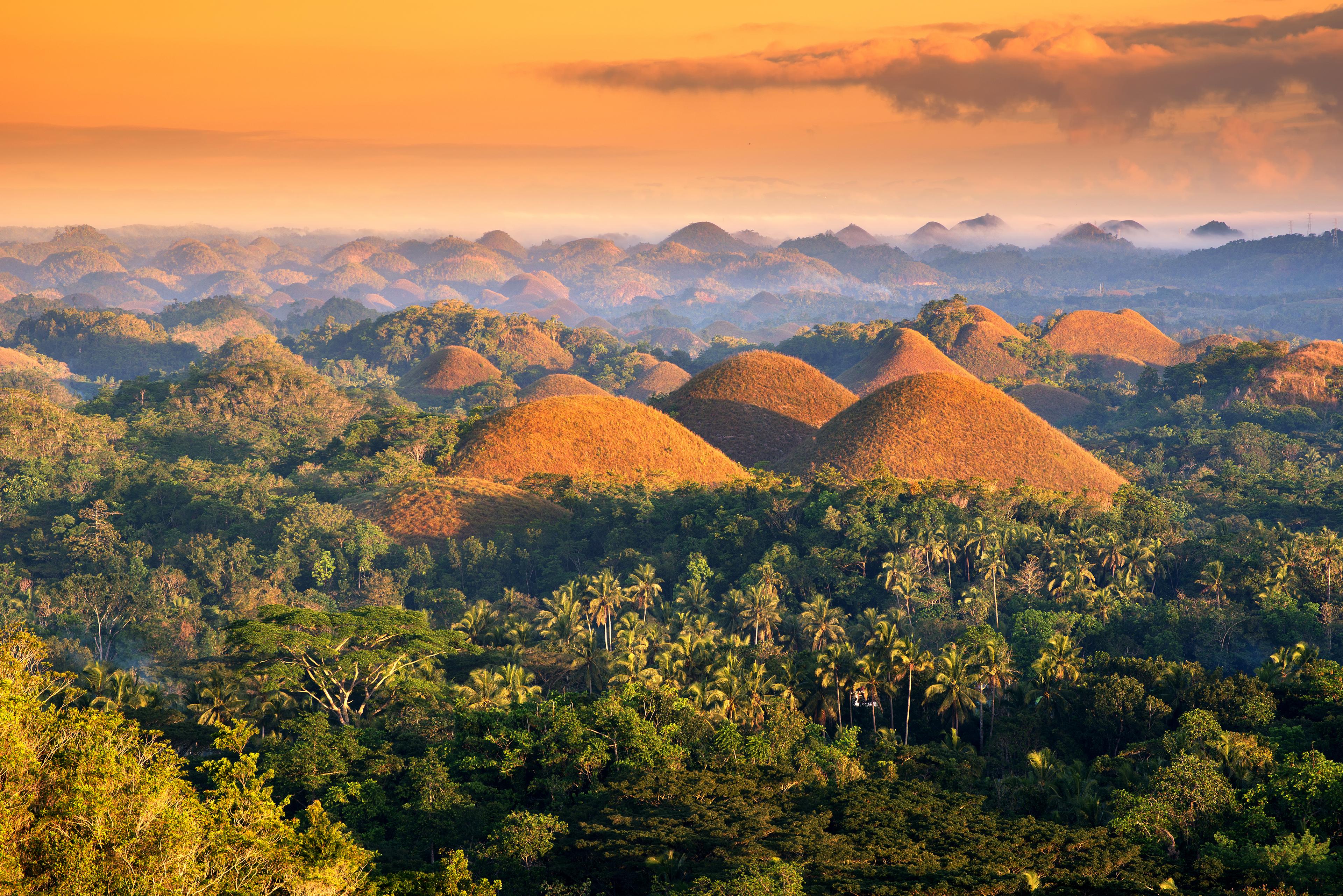 The Chocolate Hills of Bohol, Philippines