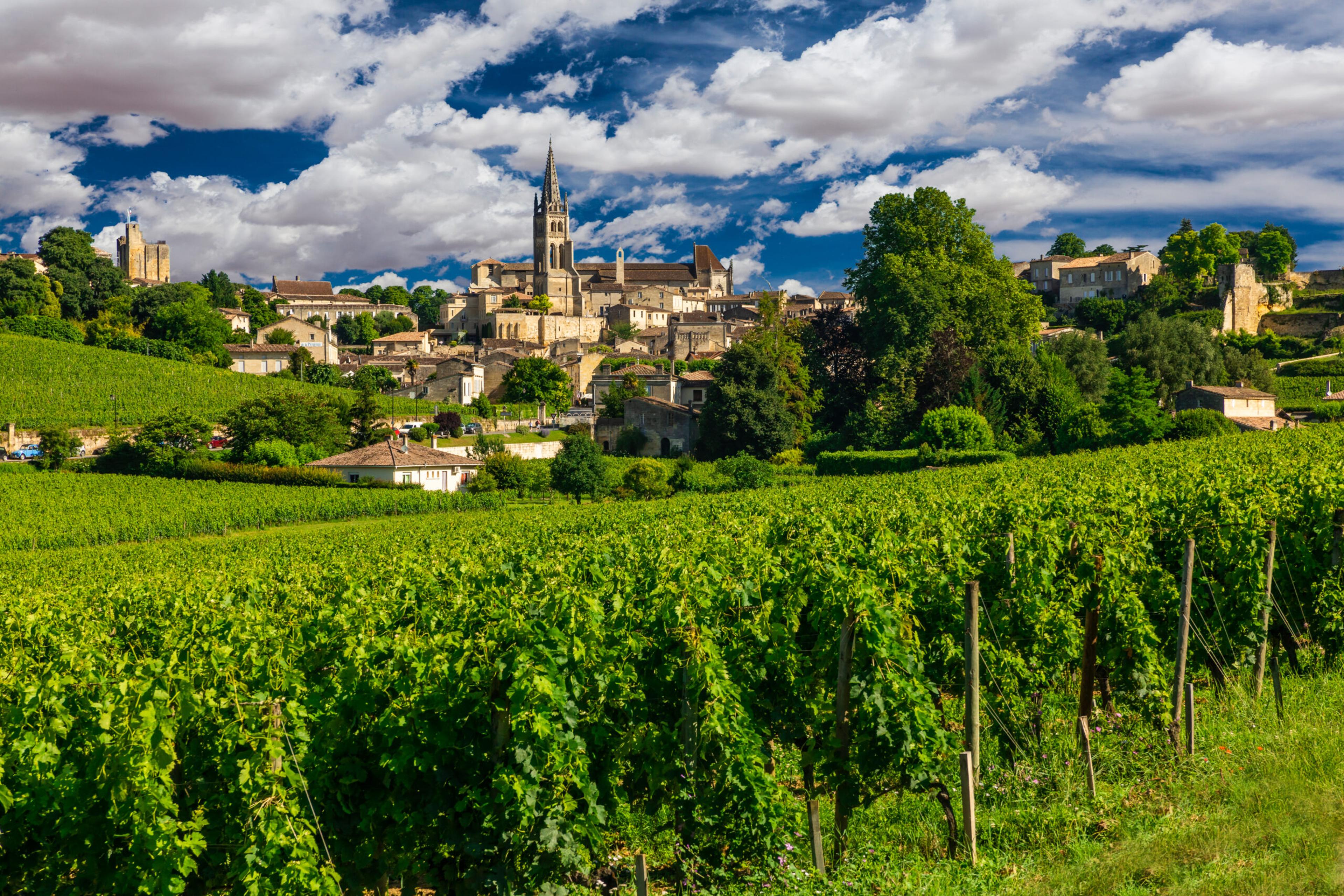 Saint-Emilion is one of the principal red wine areas of Bordeaux, France./Getty Images