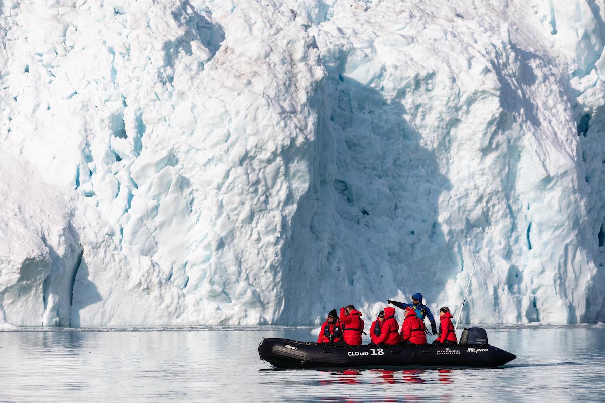 Zodiac trip near Monacobreen Glacier, Svalbard/Photo Pablo Bianco