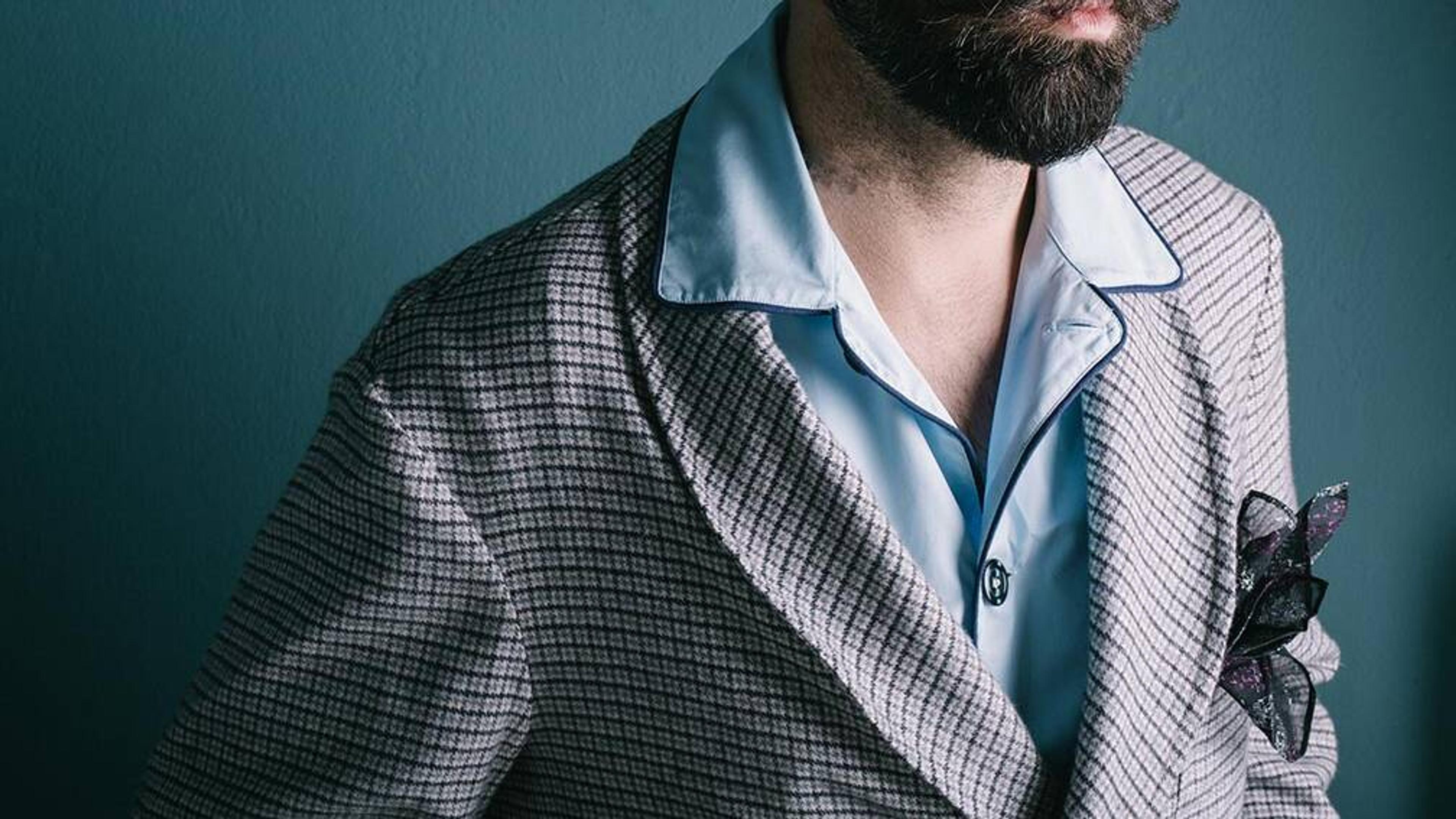 The men's dressing gown at Christakis Athens, part of its lounge wear collection. Photo Christakis Athens