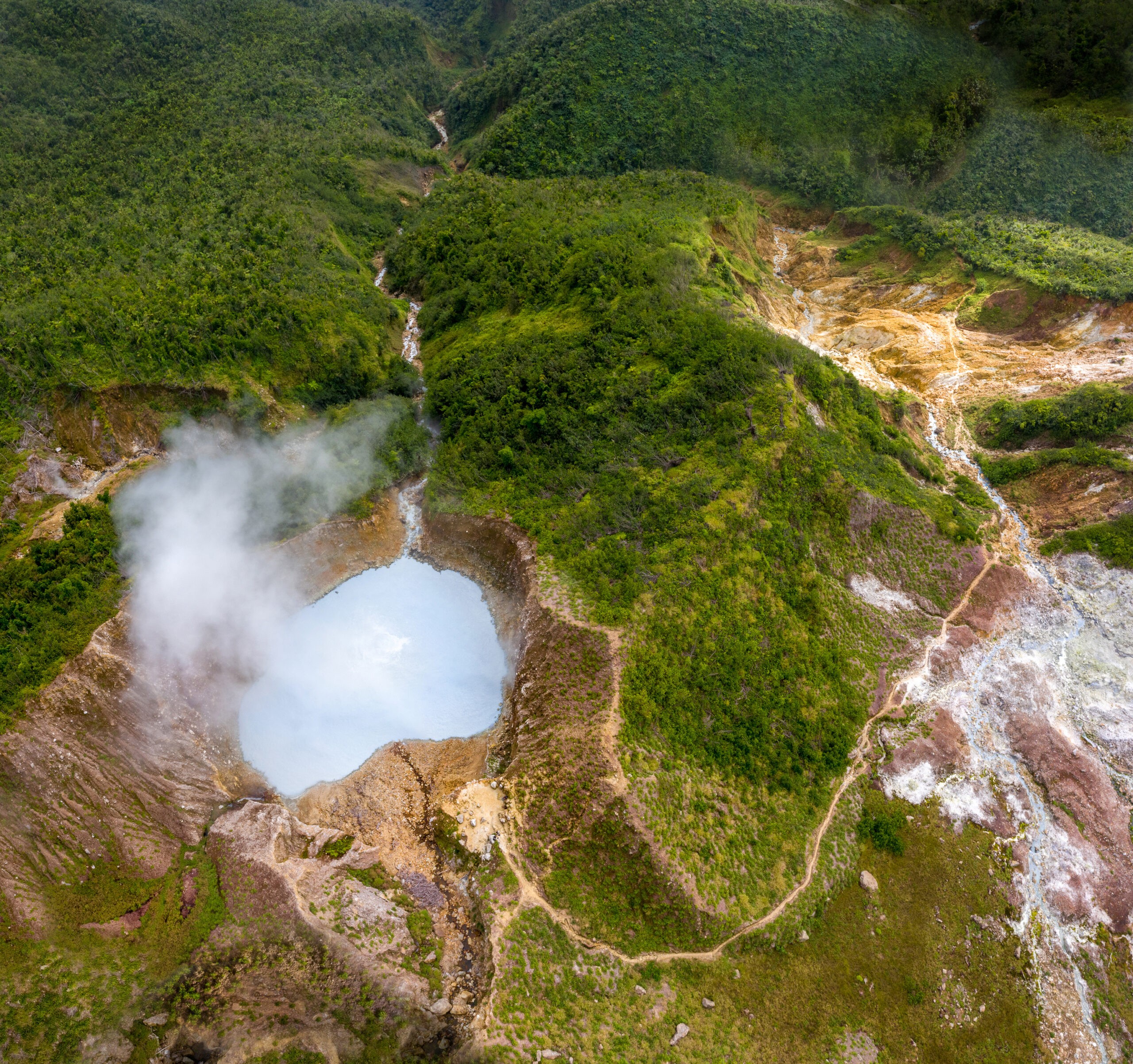 Boiling lake is just the beginning of the natural wonders in Dominica./Shutterstock