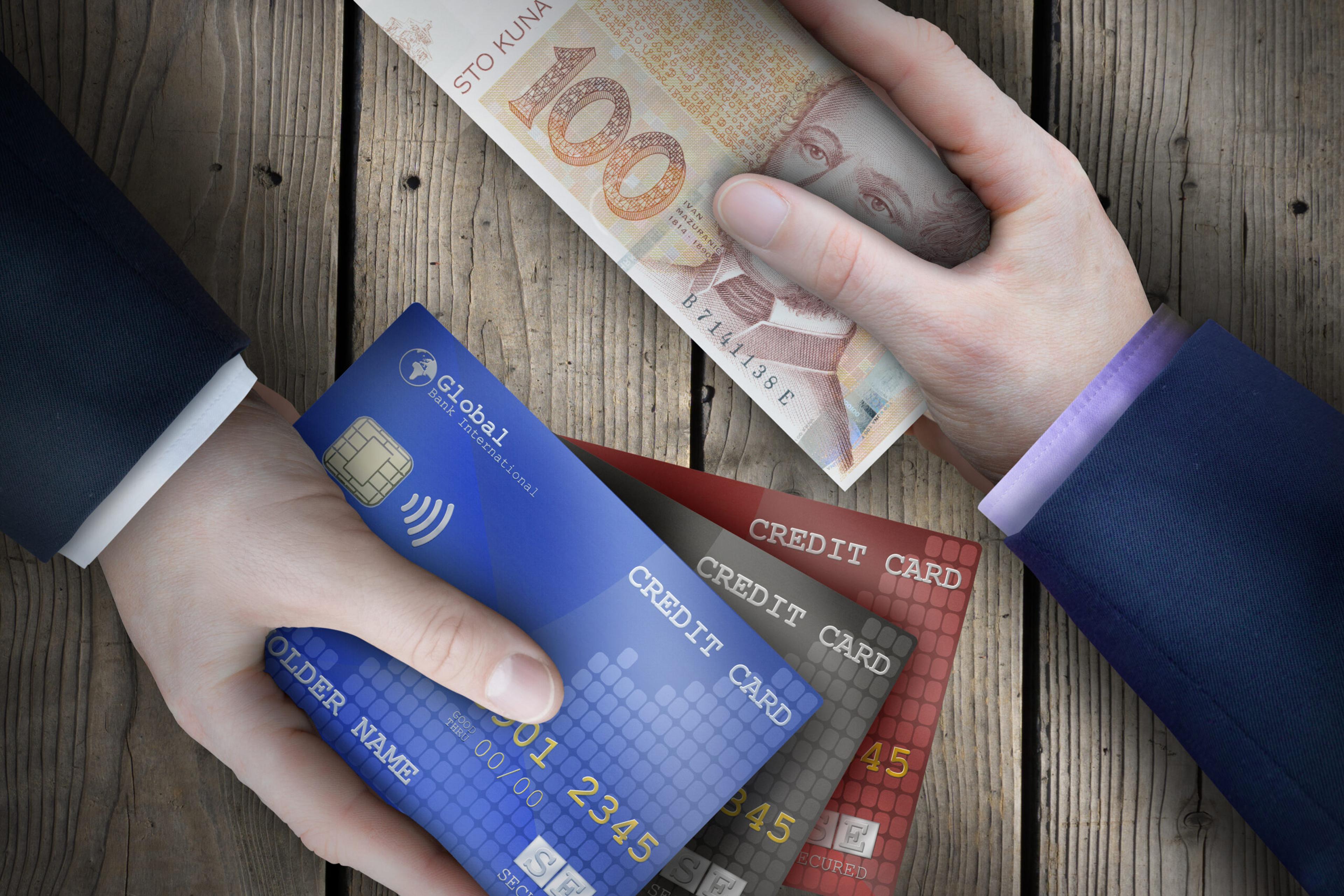 Carry some cash, but also use credit cards. Debit cards also are handy for withdrawing cash./Shutterstock