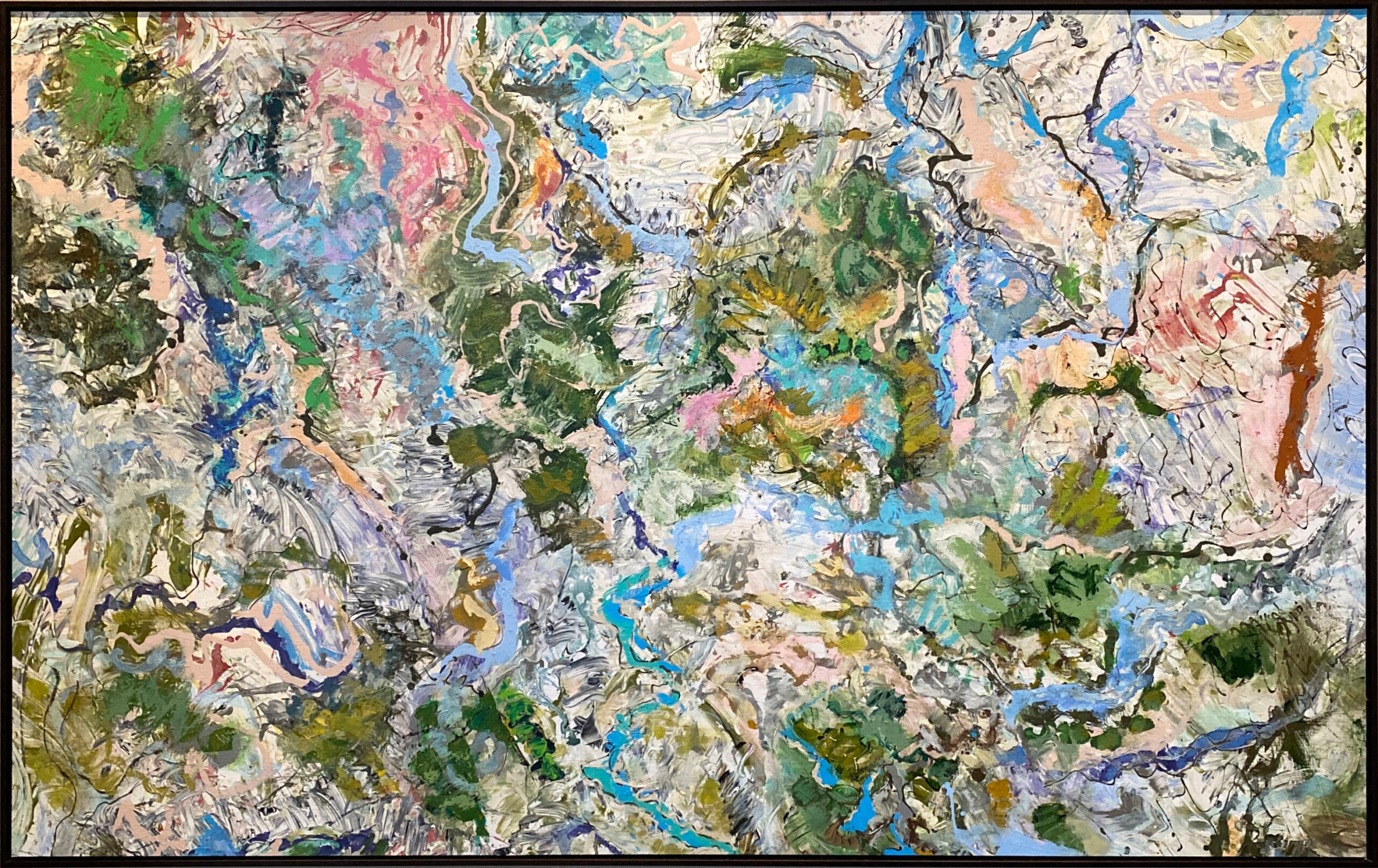 Acrylic on canvas, artist