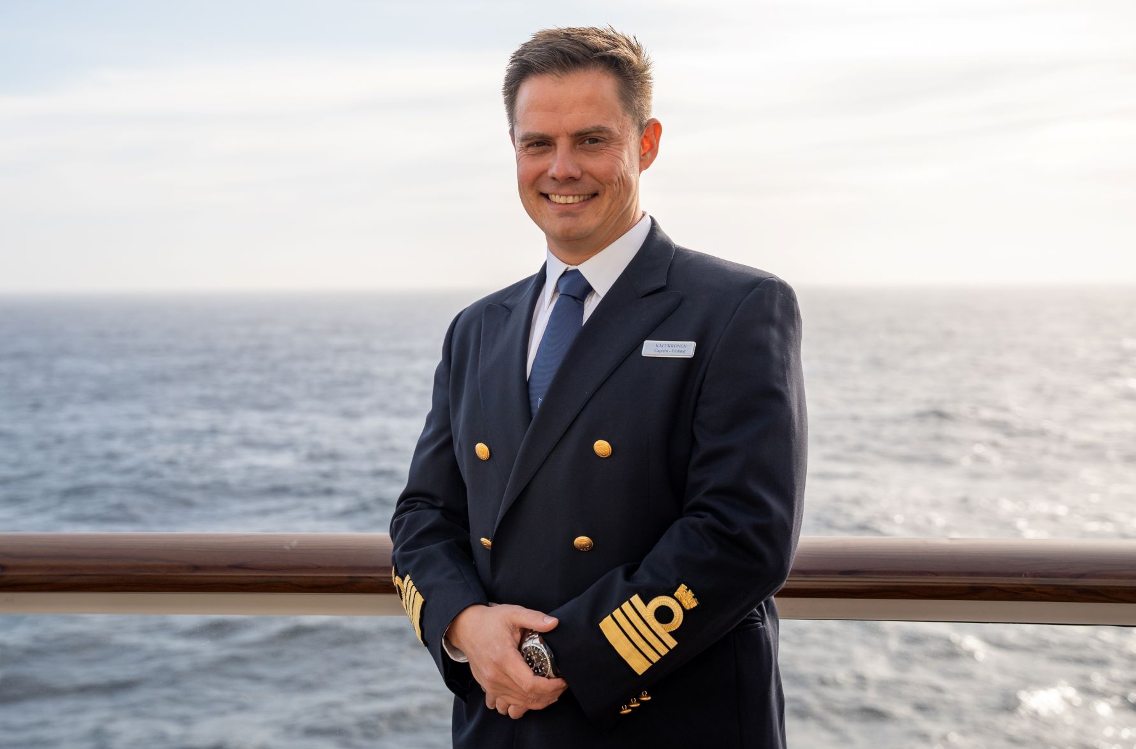 Silversea Endeavour Captain Kai Ukkonen, in Antarctica/Photo by Chris Dwyer for Silversea