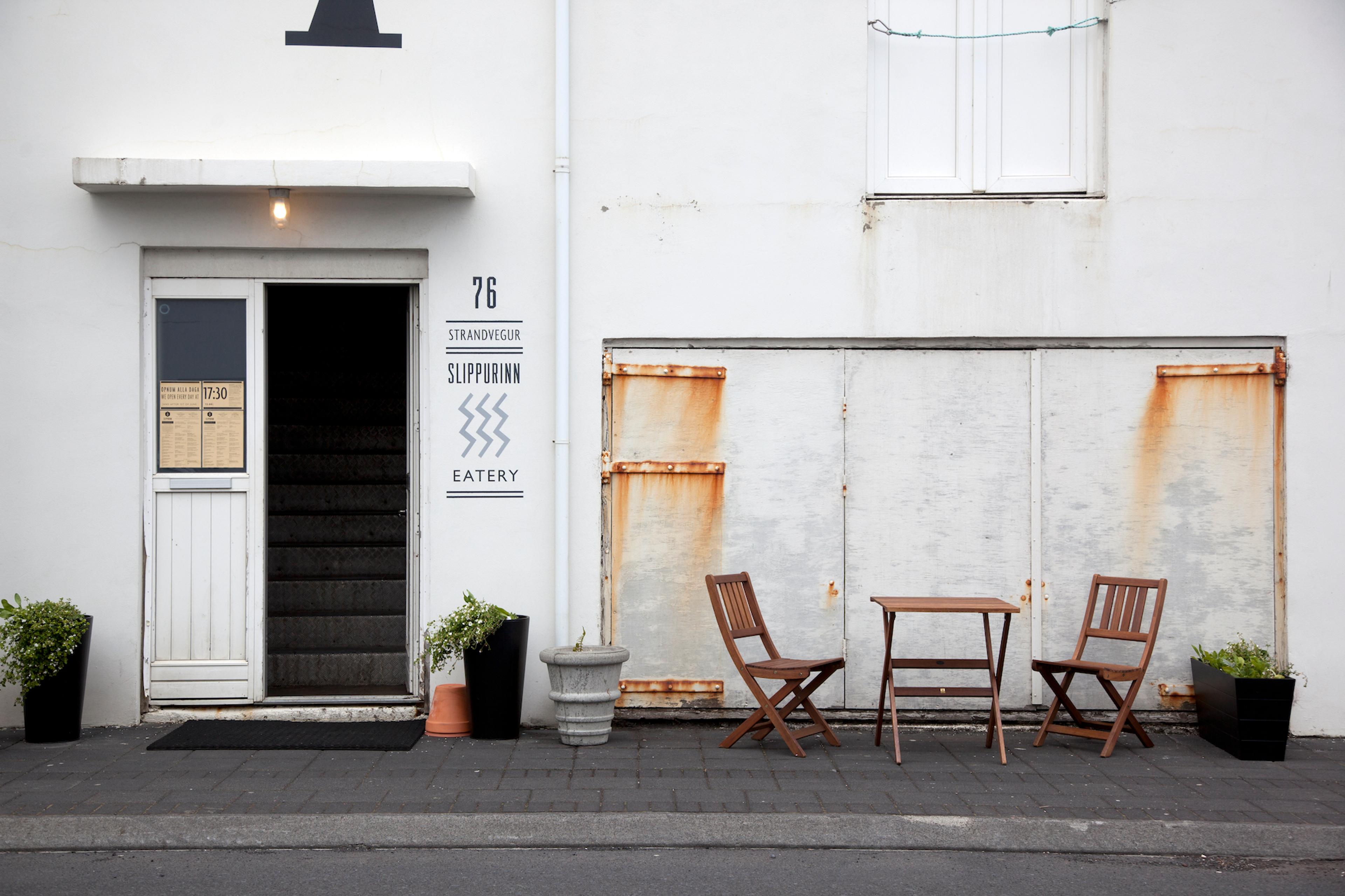 Slippurinn's kitchen team takes you out onto the island, harvesting such things as Arctic thyme and sea truffles. /Photo by Nicholas Gill