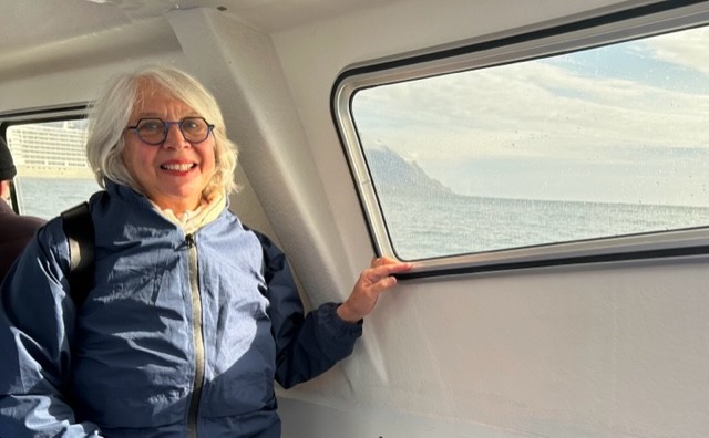 On the tender, which transports travelers from ship to docks in out-of-the-way ports. Photo by Larry O'Connor for Silversea