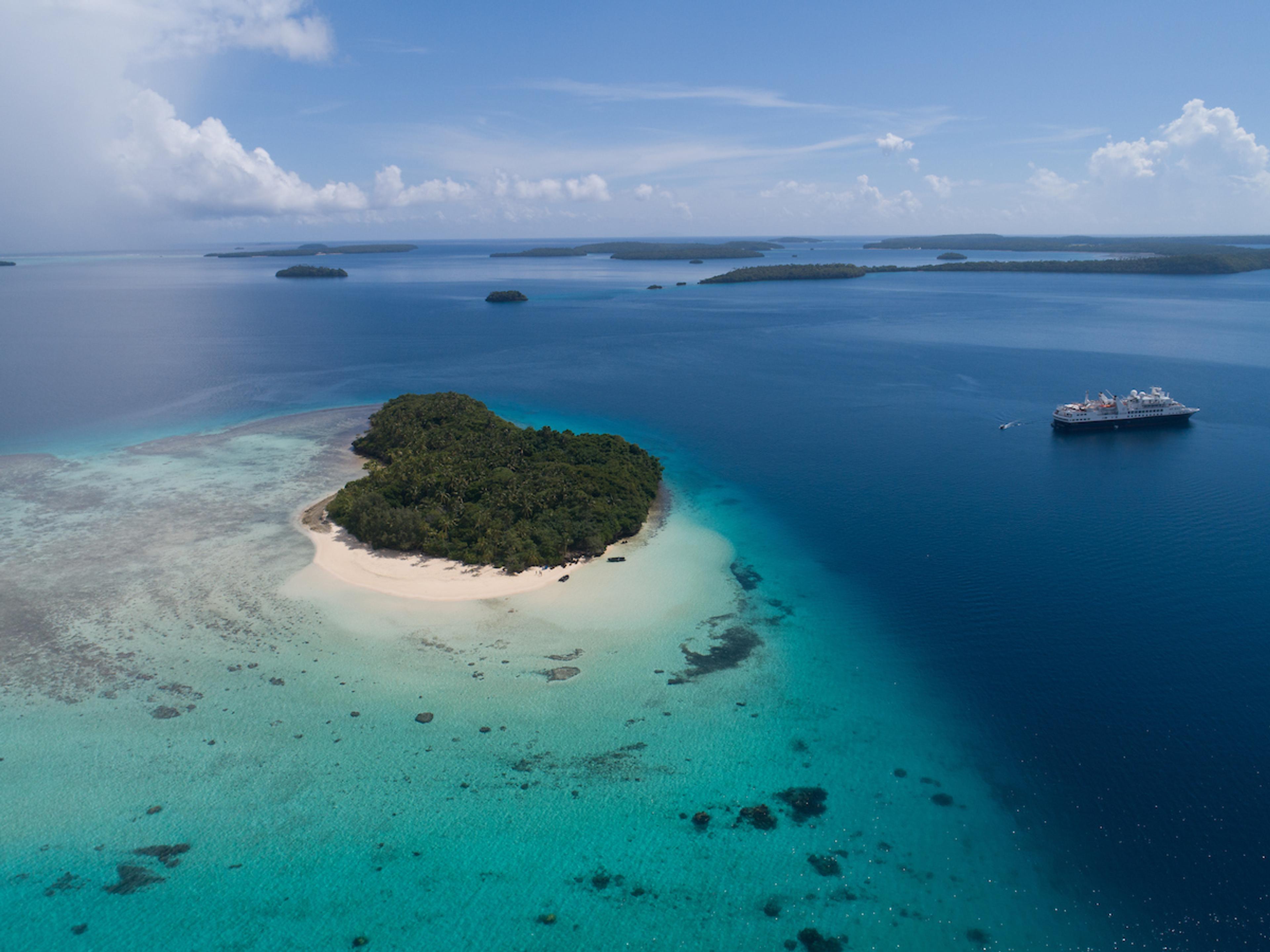 The tropical waters of the Tongan archipelago are a popular breeding ground for whales. /Shutterstock