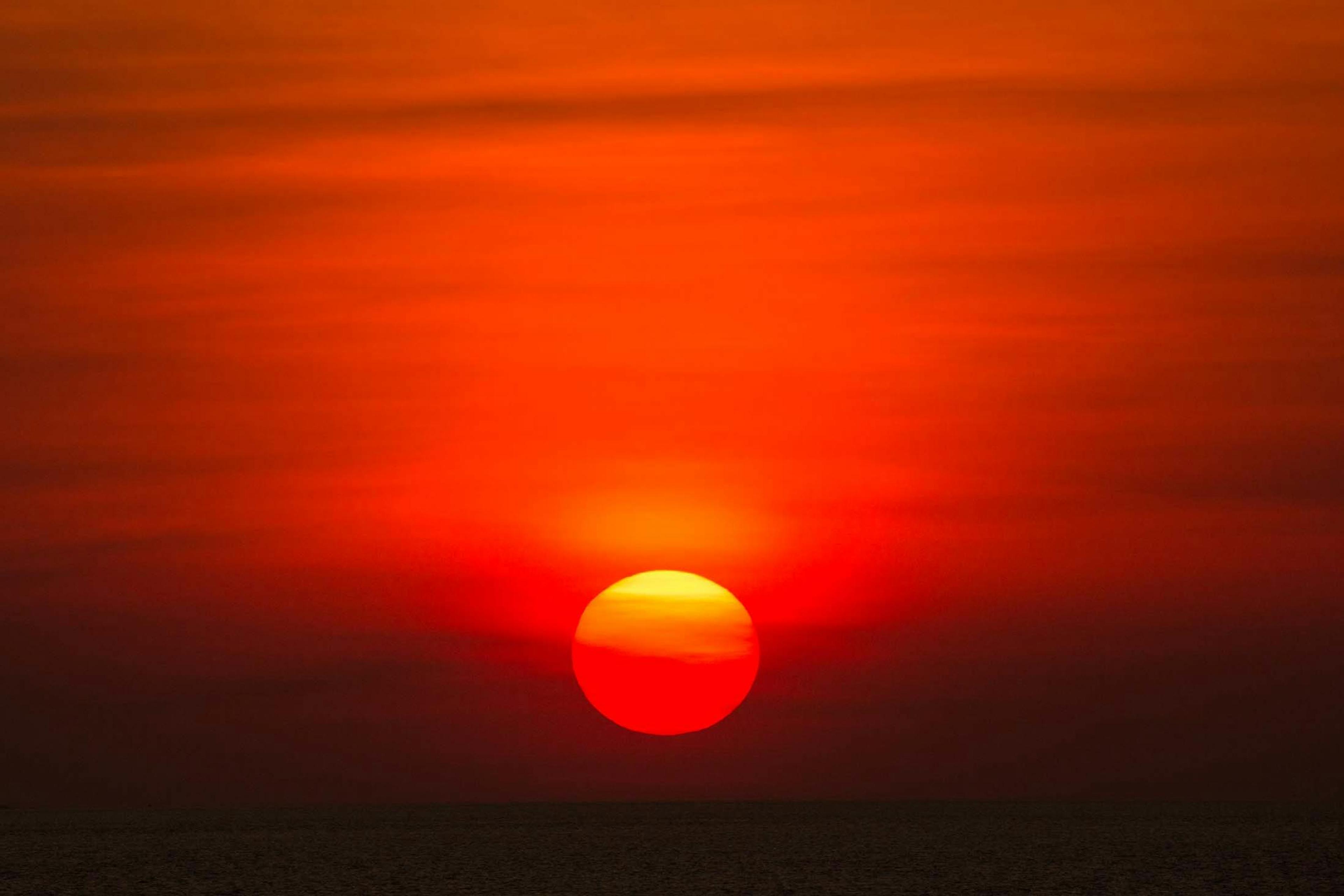 A vivid sunset over Australia's Kimberley region./Denis Elterman