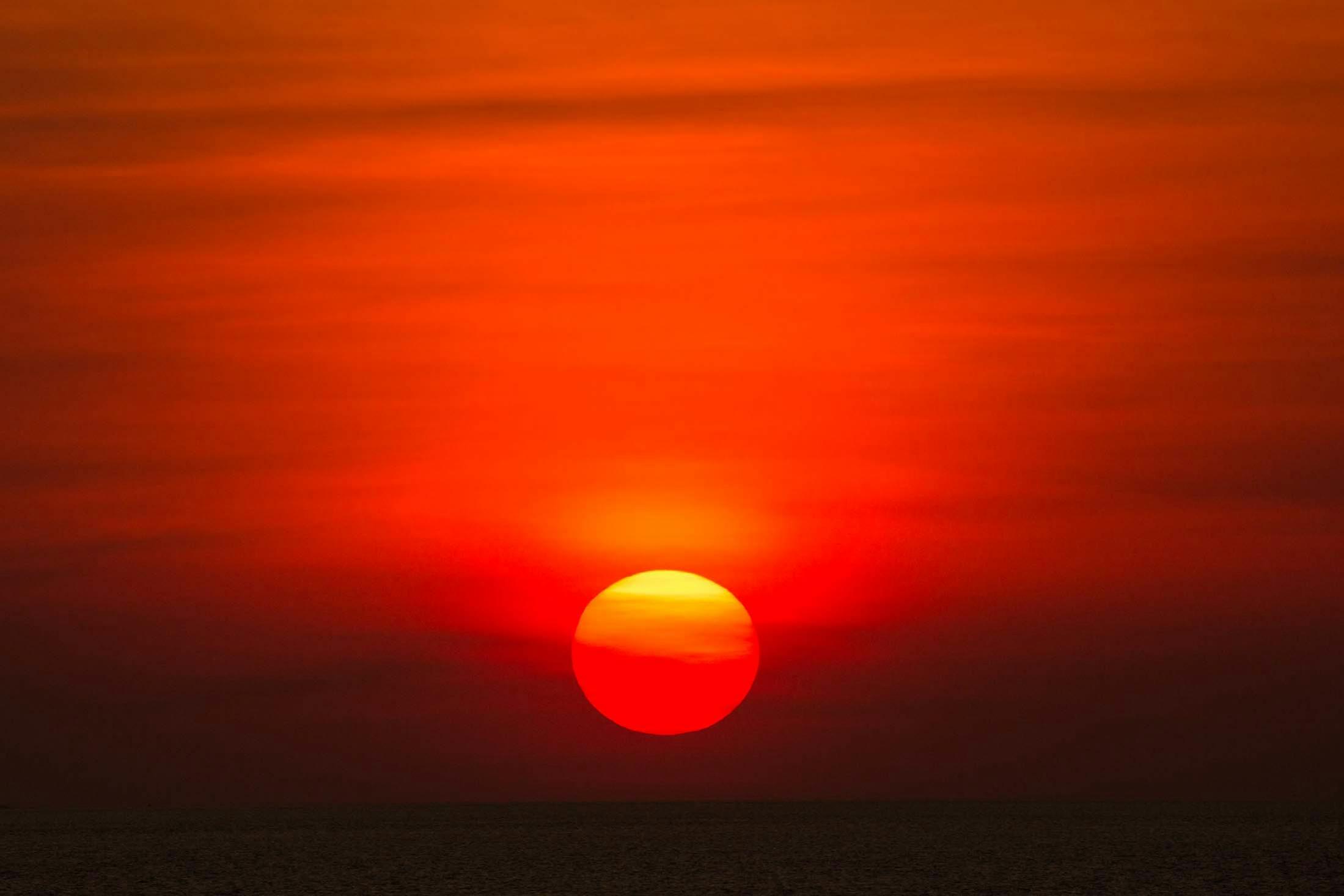 A vivid sunset over Australia's Kimberley region./Denis Elterman