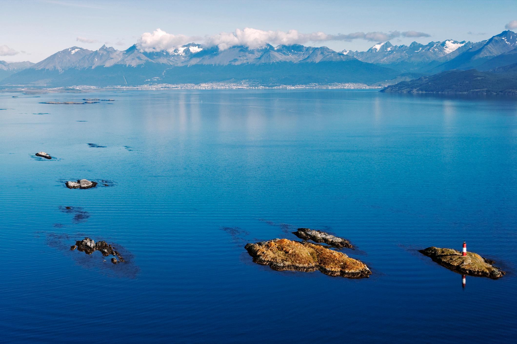 The Beagle Channel is about 150 miles long and runs through Chile and Argentina./Getty