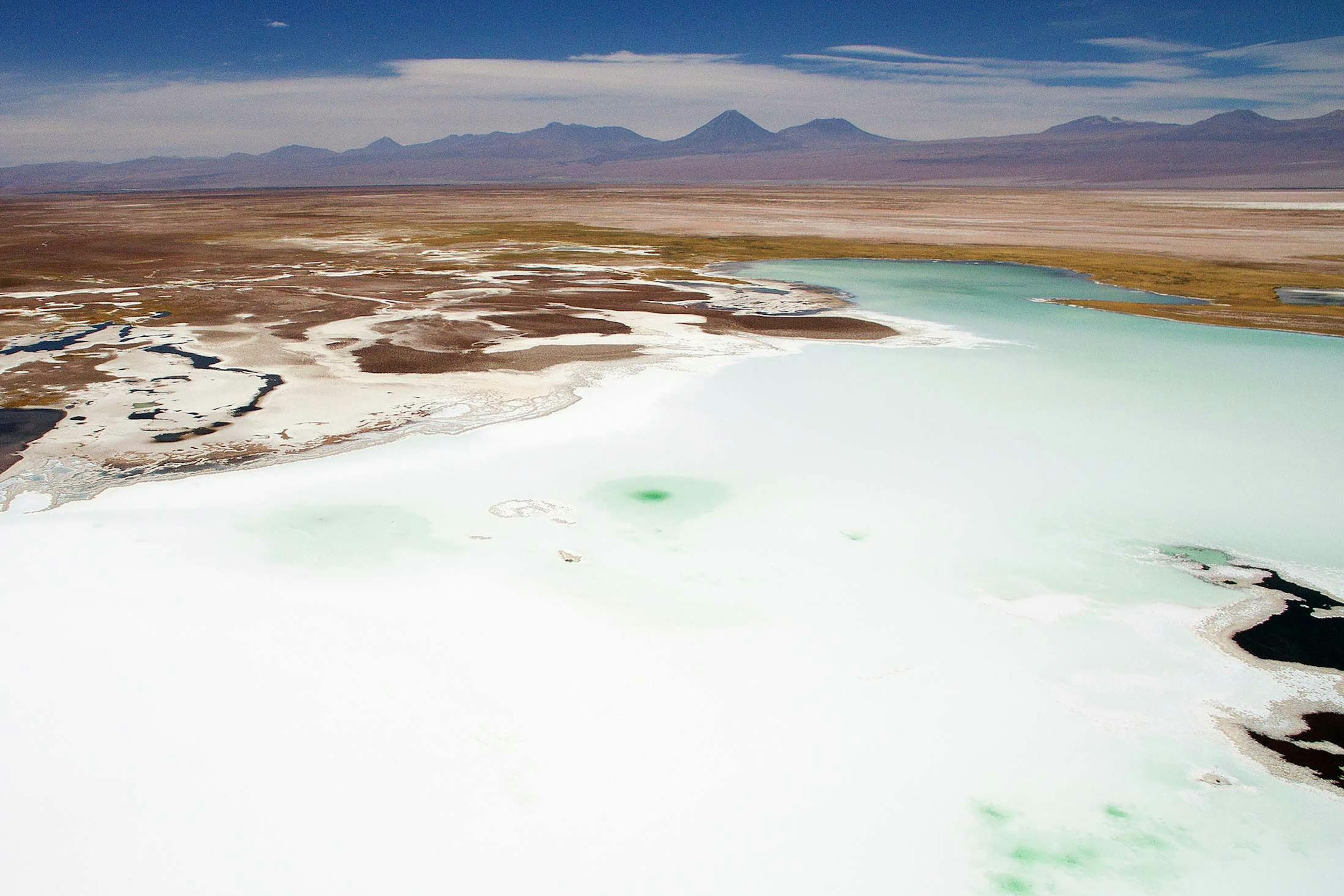 Salt flats in Chile's Atacama Desert./Denis Elterman