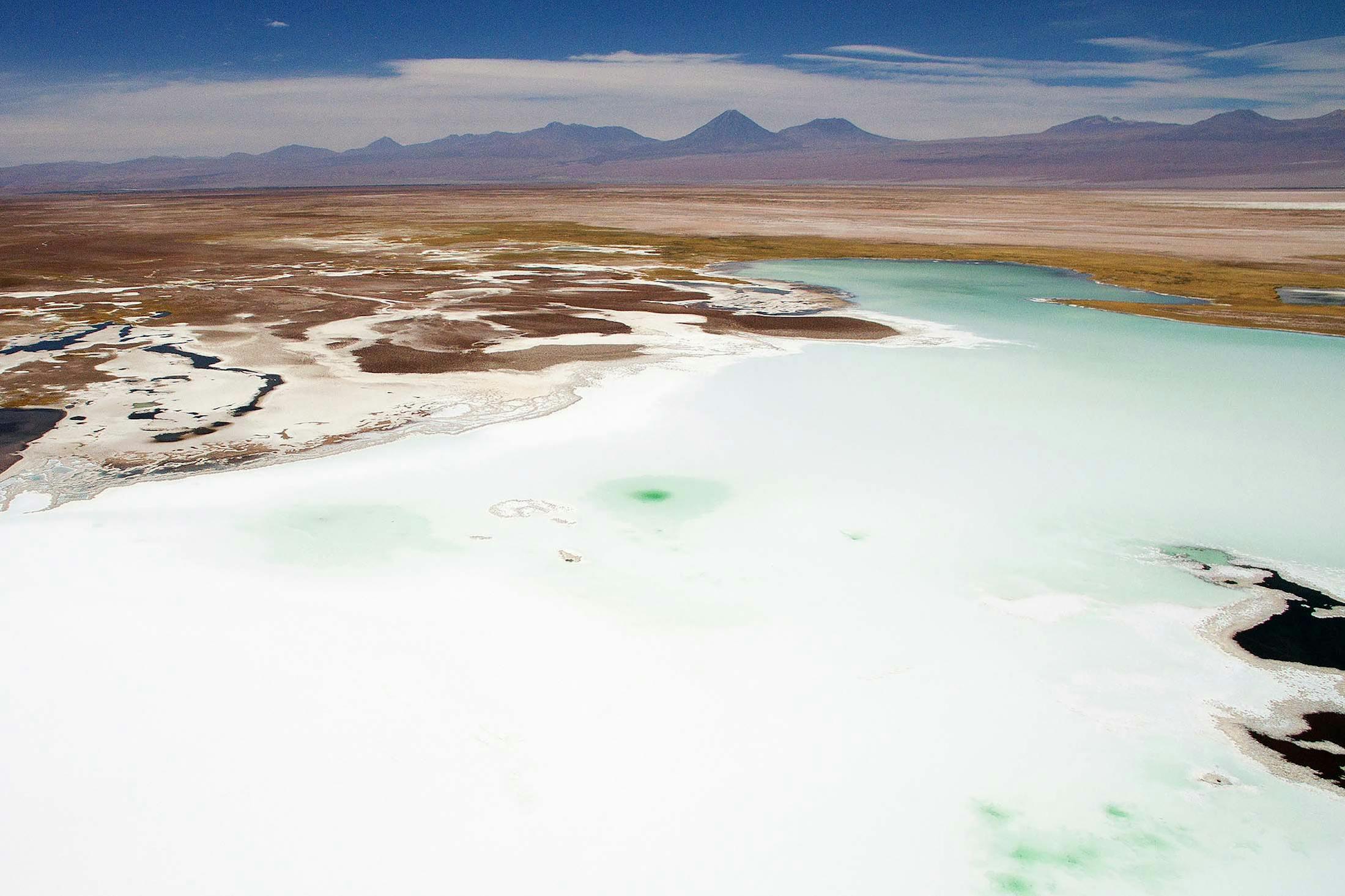 Salt flats in Chile's Atacama Desert./Denis Elterman