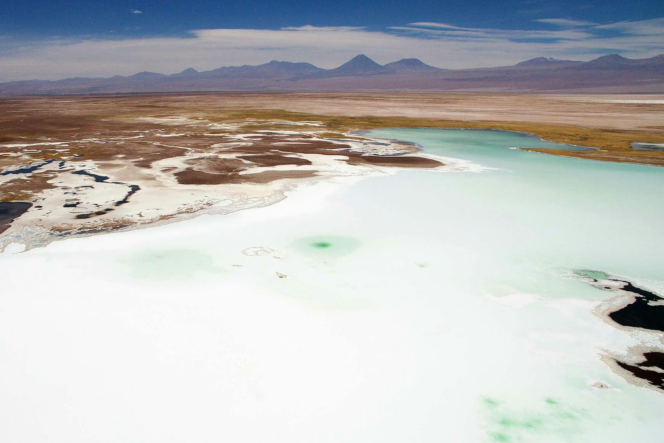 Salt flats in Chile's Atacama Desert./Denis Elterman
