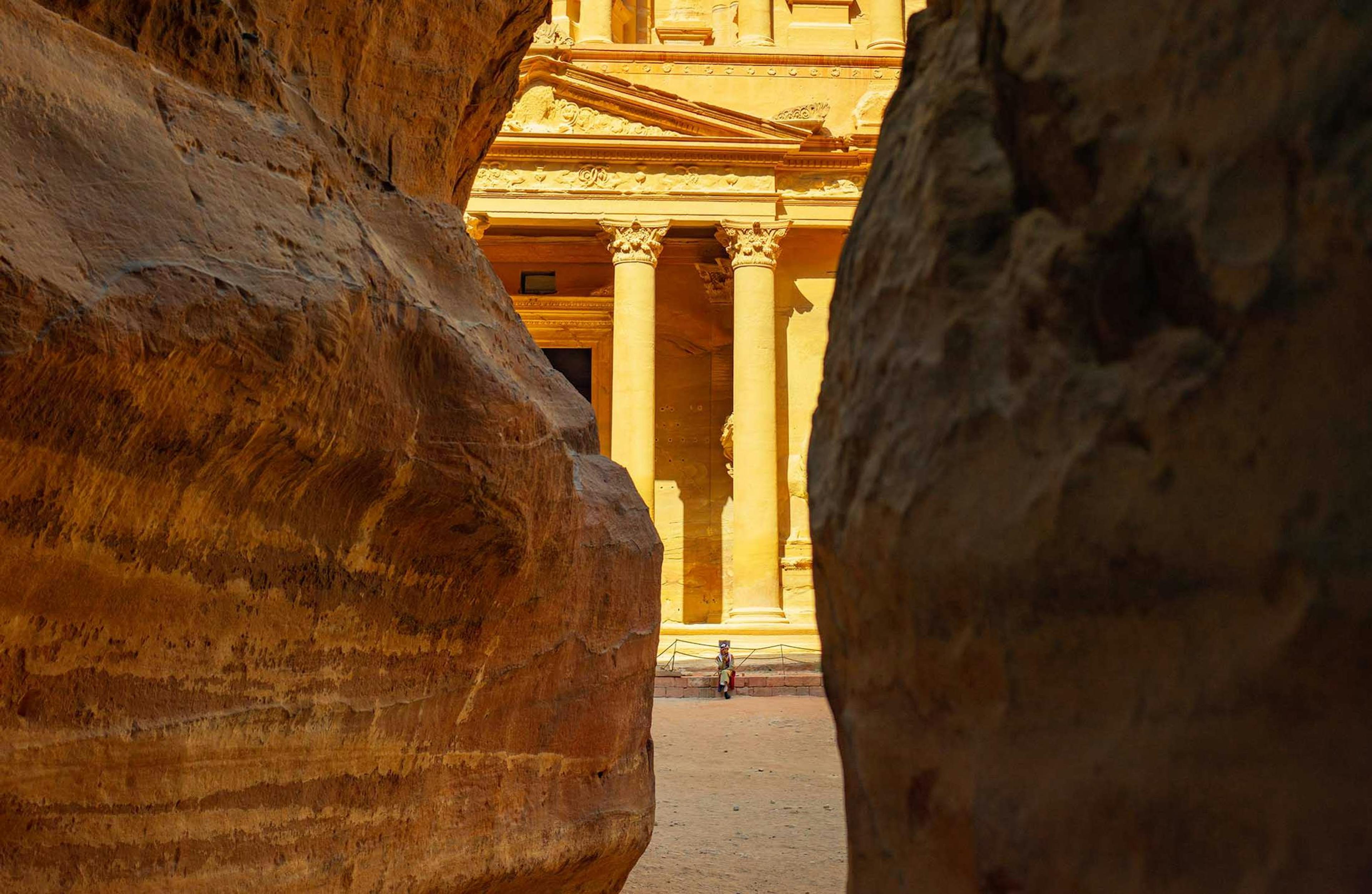 The Treasury at Petra from the Siq, Jordan/Andrew Shiva