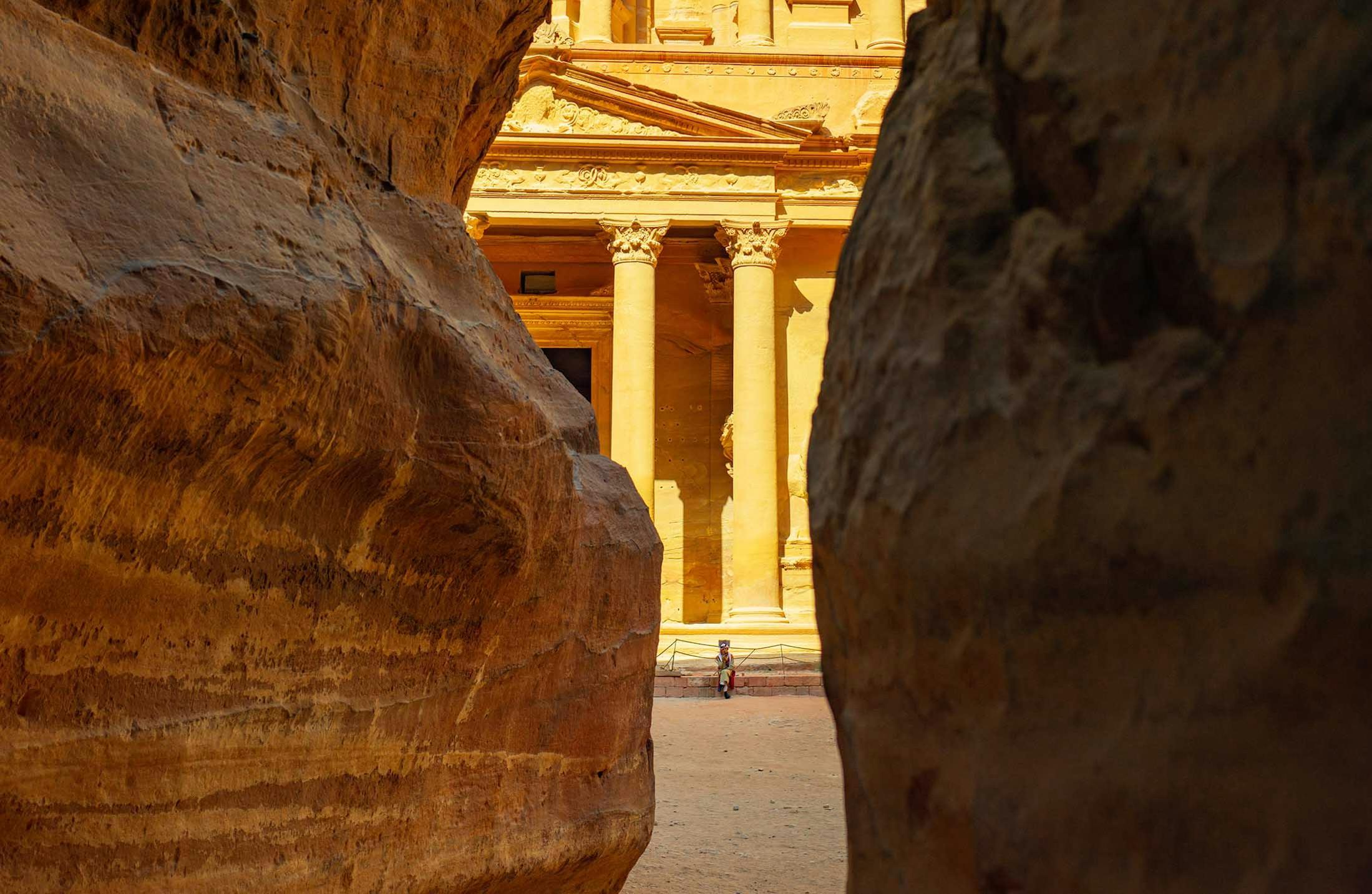 The Treasury at Petra from the Siq, Jordan/Andrew Shiva