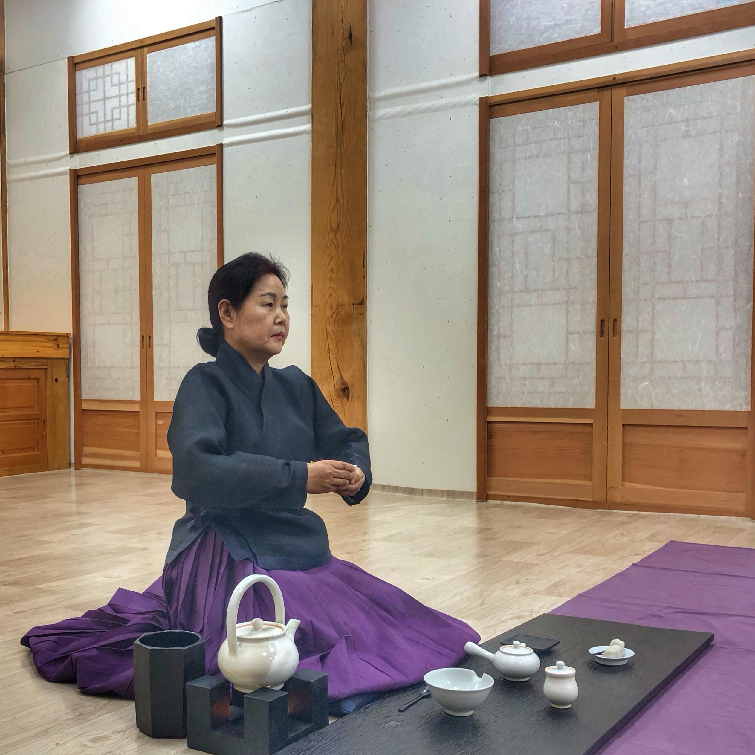 In Korea, the ceremony of tea (this one is at the Beomeosa Temple in Busan) reminds you to live in the moment./Silversea photo by Carolyn Spencer Brown
