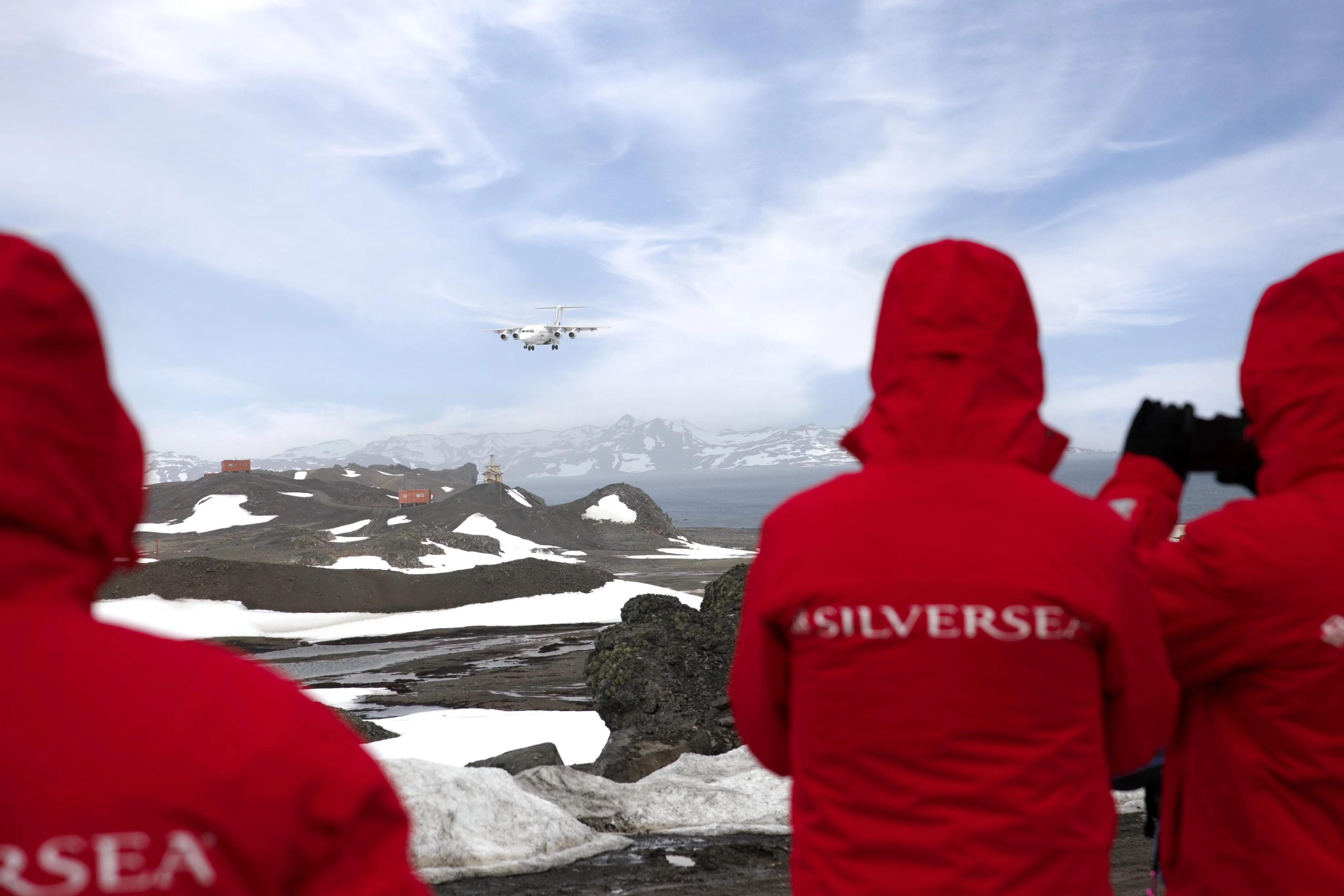 Flying to Antarctica saves guests about four days on an Antarctic cruise./Silversea Photo
