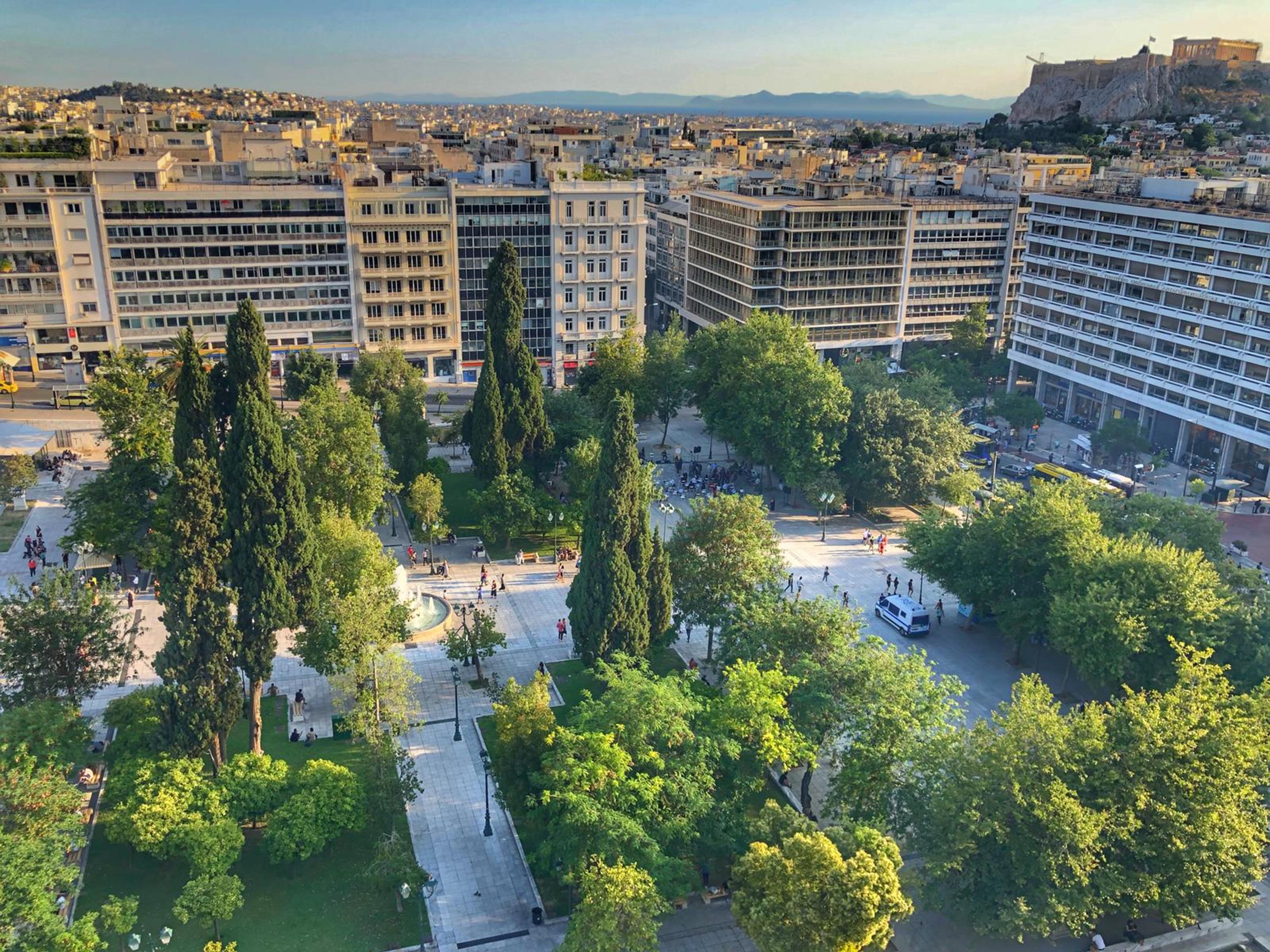 Syntagma Square in Athens/Carolyn Spencer Brown