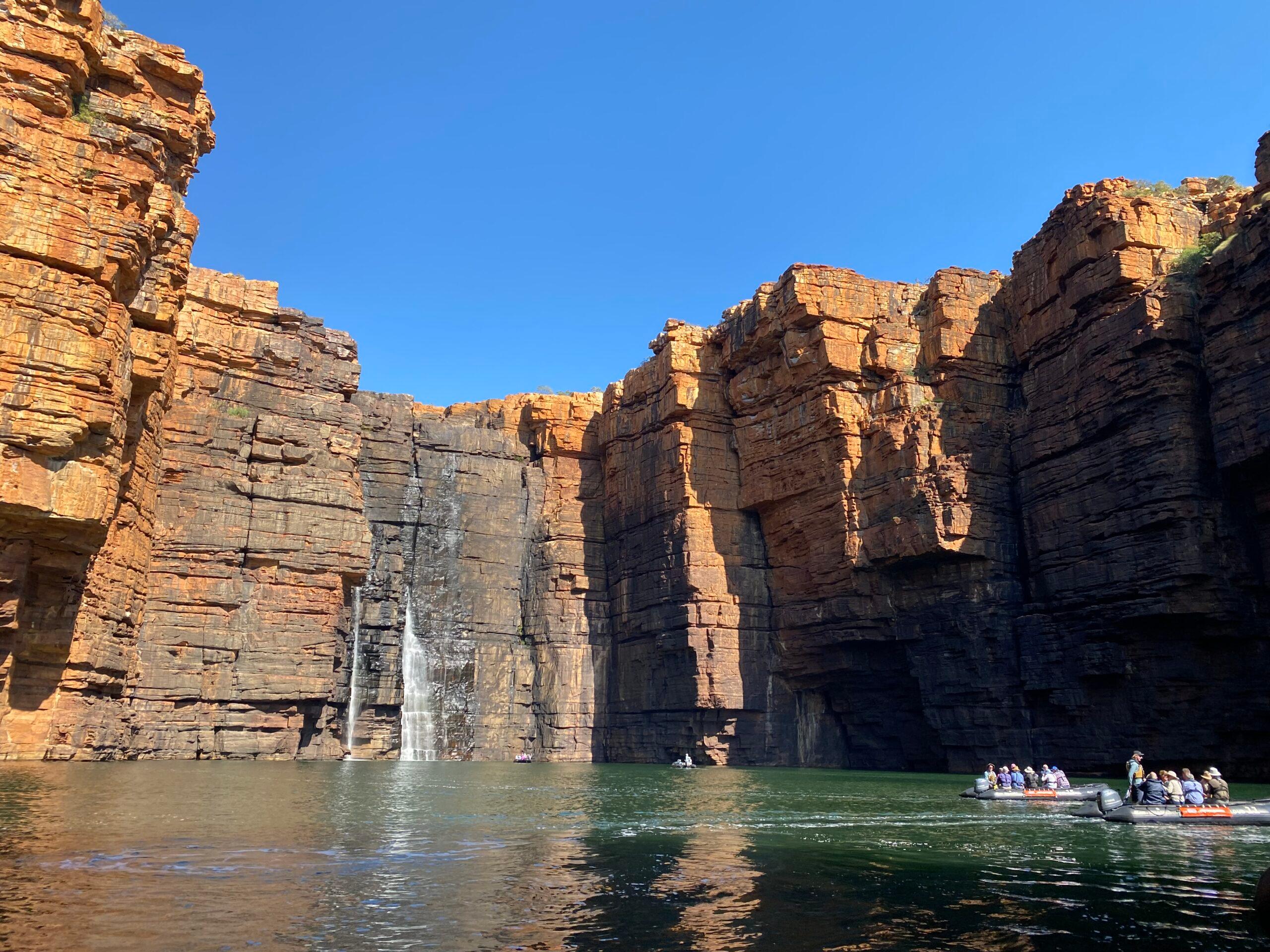 King George Falls in Western Australia, the Kimberley./Photo by Jane Wooldridge for Silversea