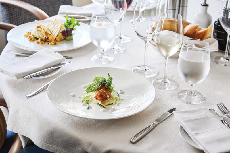 Dining on Silversea offers fresh variety. /Silversea Photo