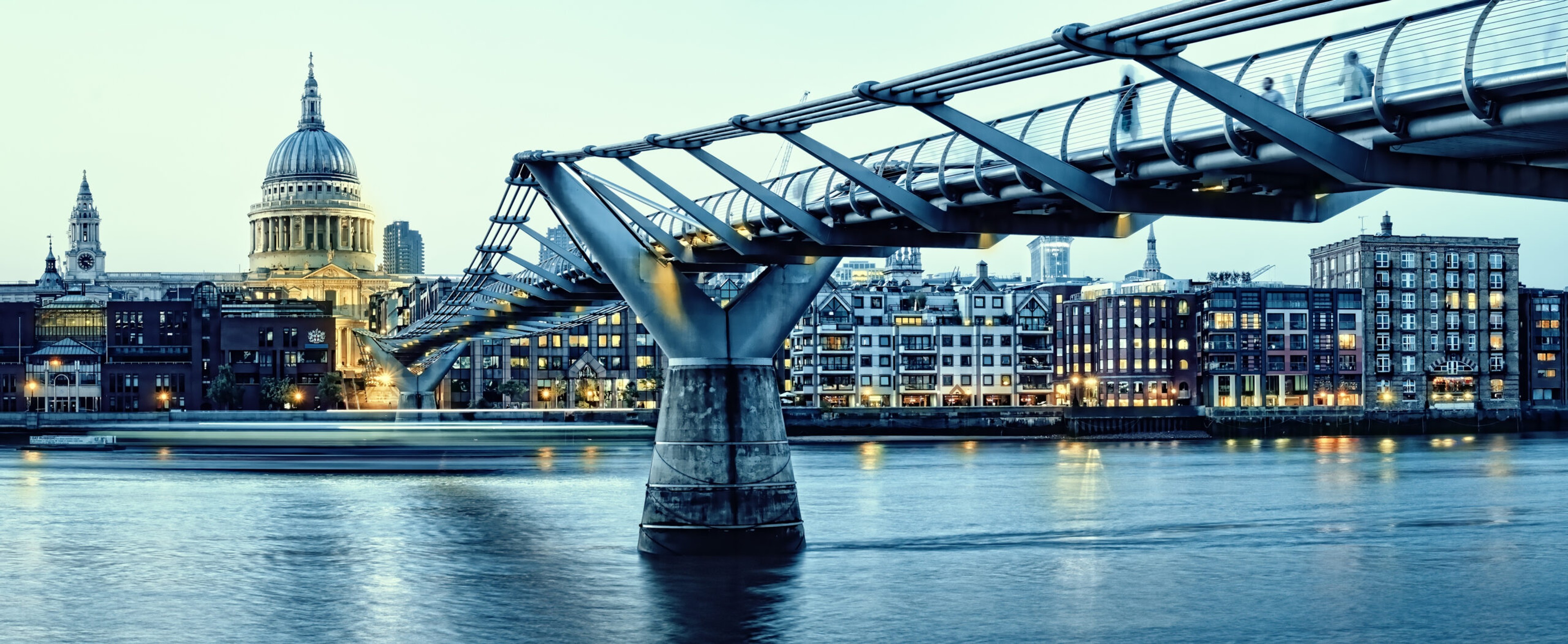 London Millennium Footbridge and a view of St. Paul's/Shutterstock