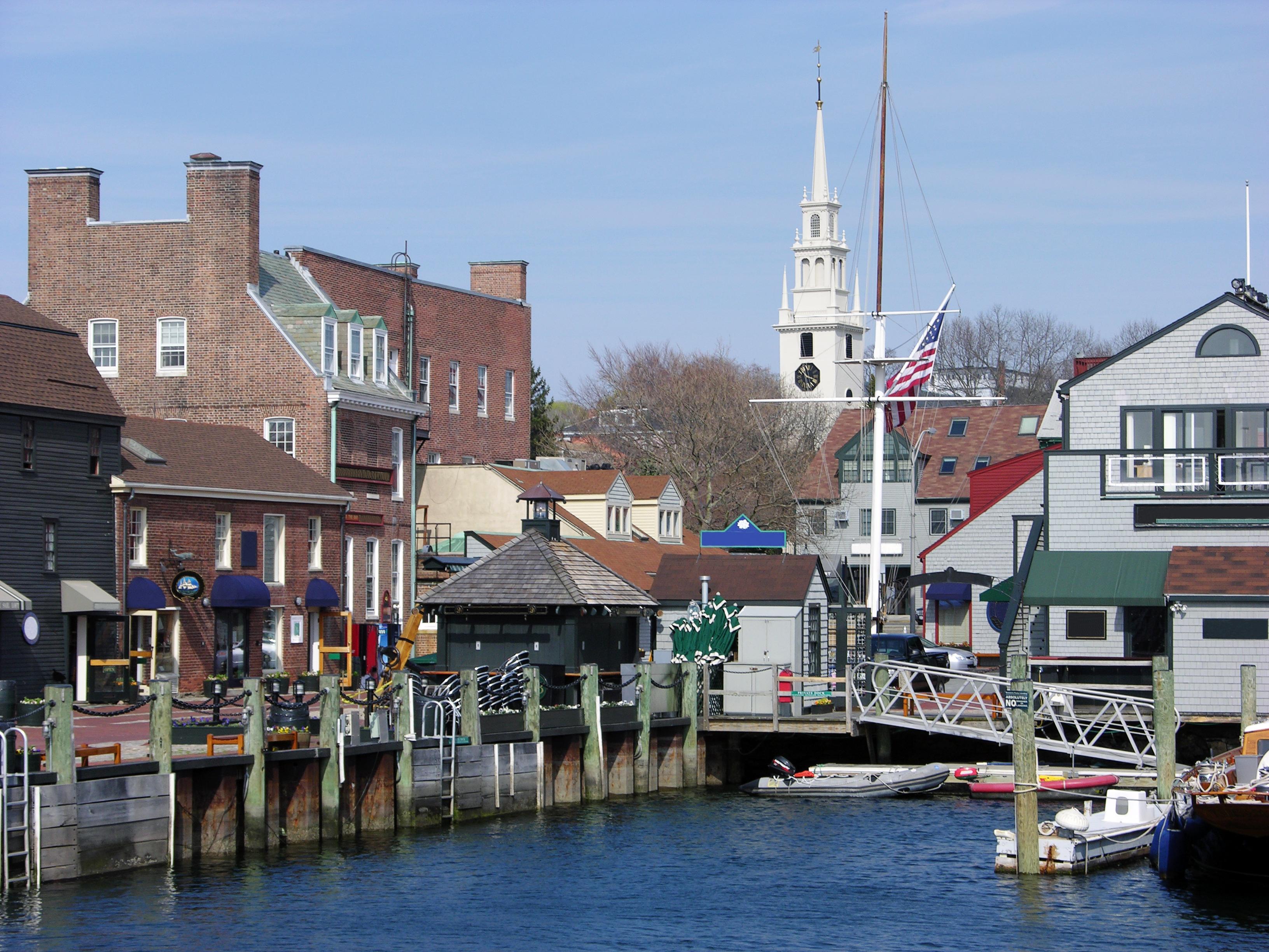 Rhode Island's historic Newport offers village-like atmosphere and grand mansions that showcase American life in the Gilded Age/Shutterstock