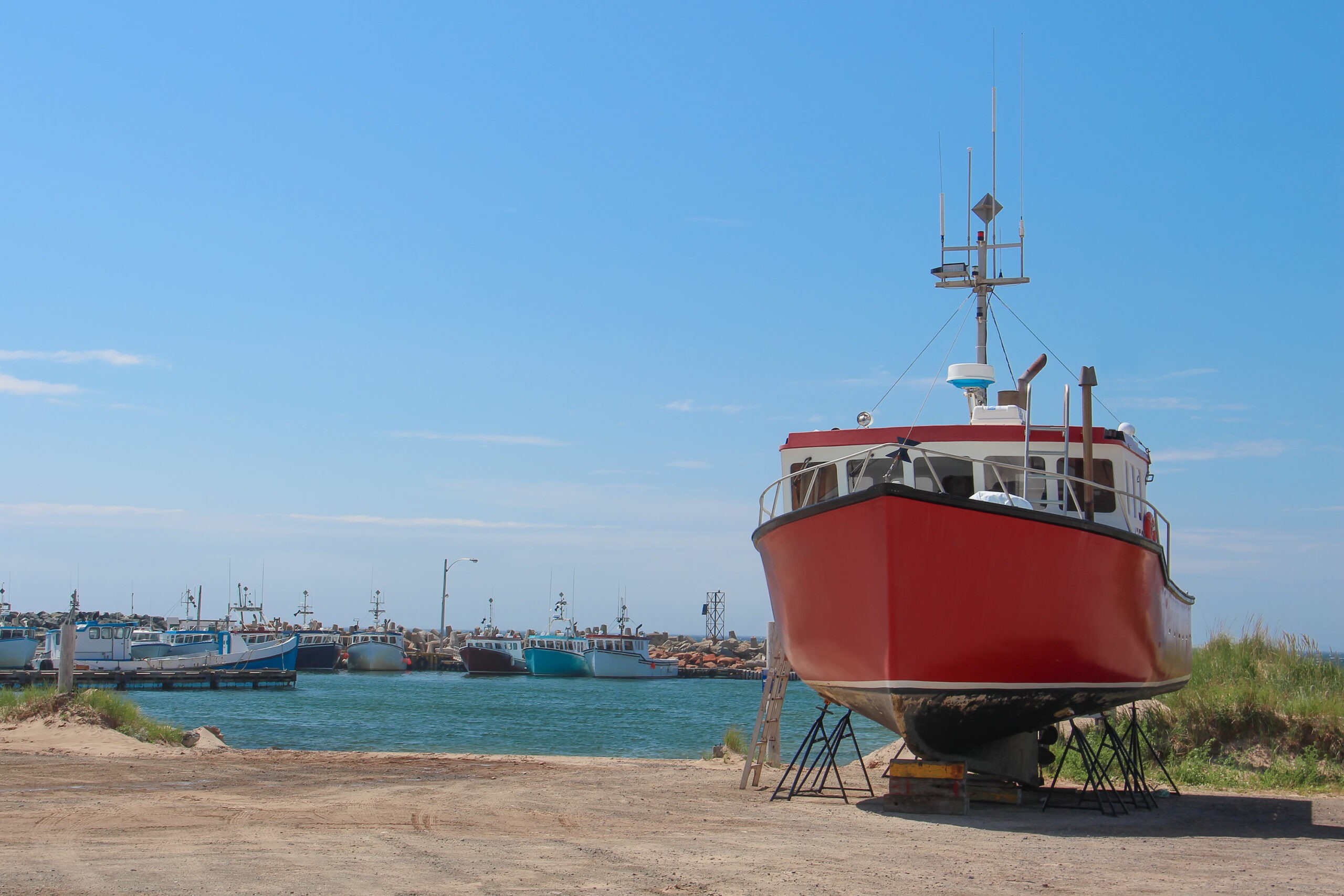 Fishing is the lifeblood of the Îles de la Madeleine, or Magdalen Islands, in eastern Quebec./Shutterstock