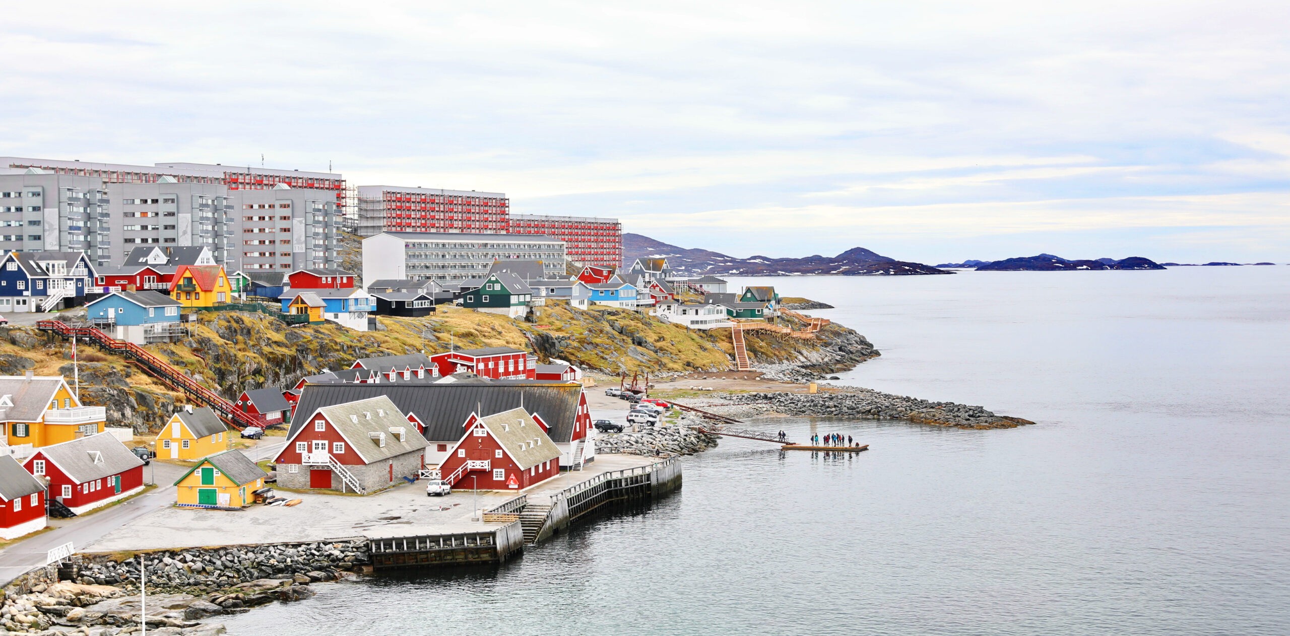 Nuuk Harbor, Greenland. Danish missionary began colonizing Greenland in 1721./Shutterstock