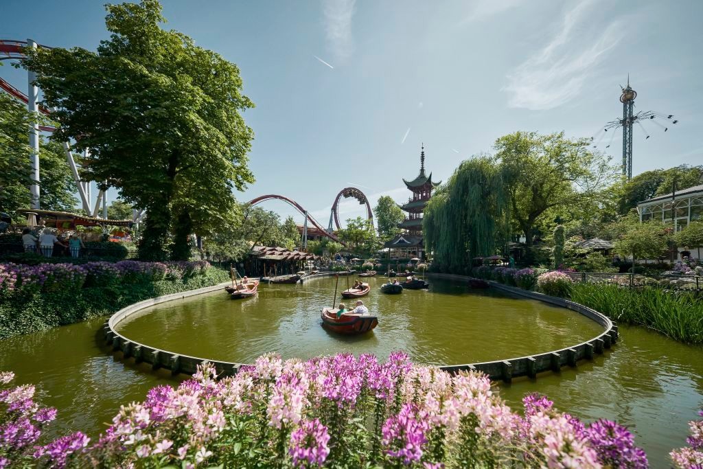 Tivoli Lake and the Japanese Pagoda at the park/Photo by Lasse Salling forTivoli Gardens