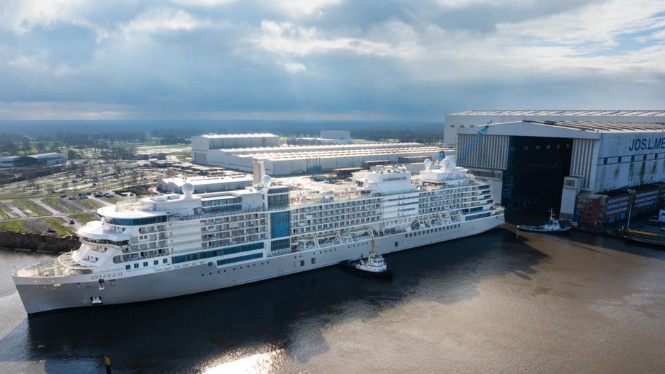 Silversea’s Silver Ray Floats Out, Significant Milestone in a Ship’s Construction History