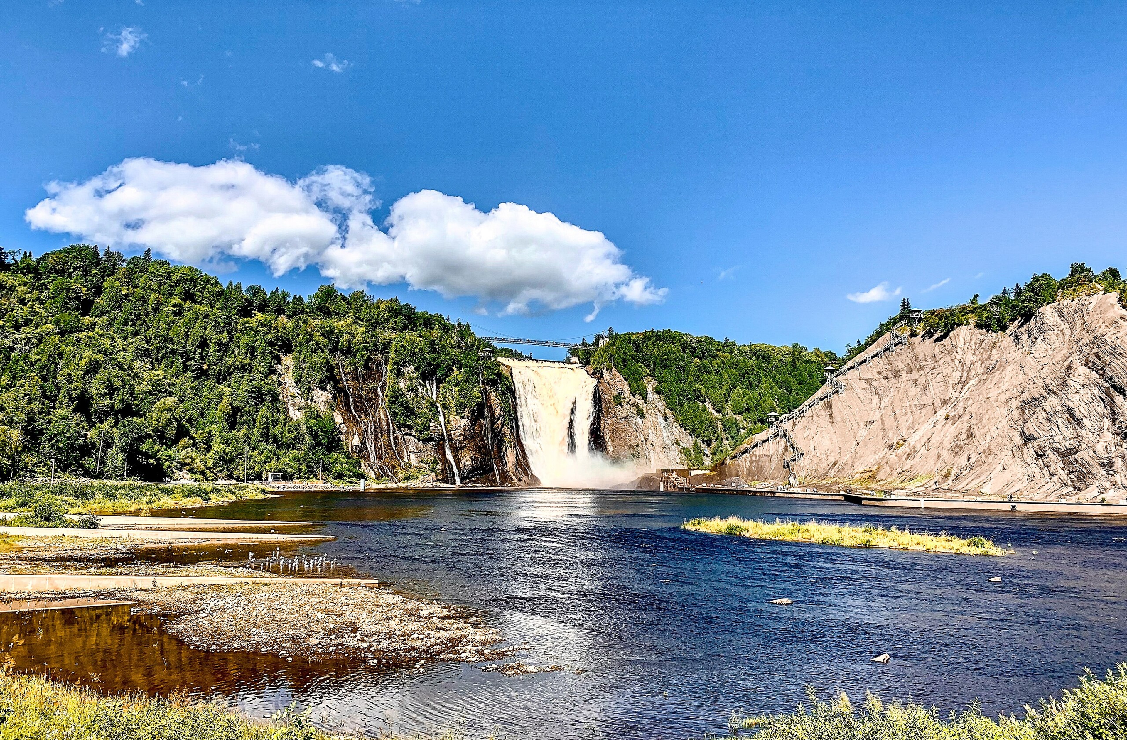 Montmorency Falls, Quebec/Photo Wikimedia Commons by Abubakr Saeed