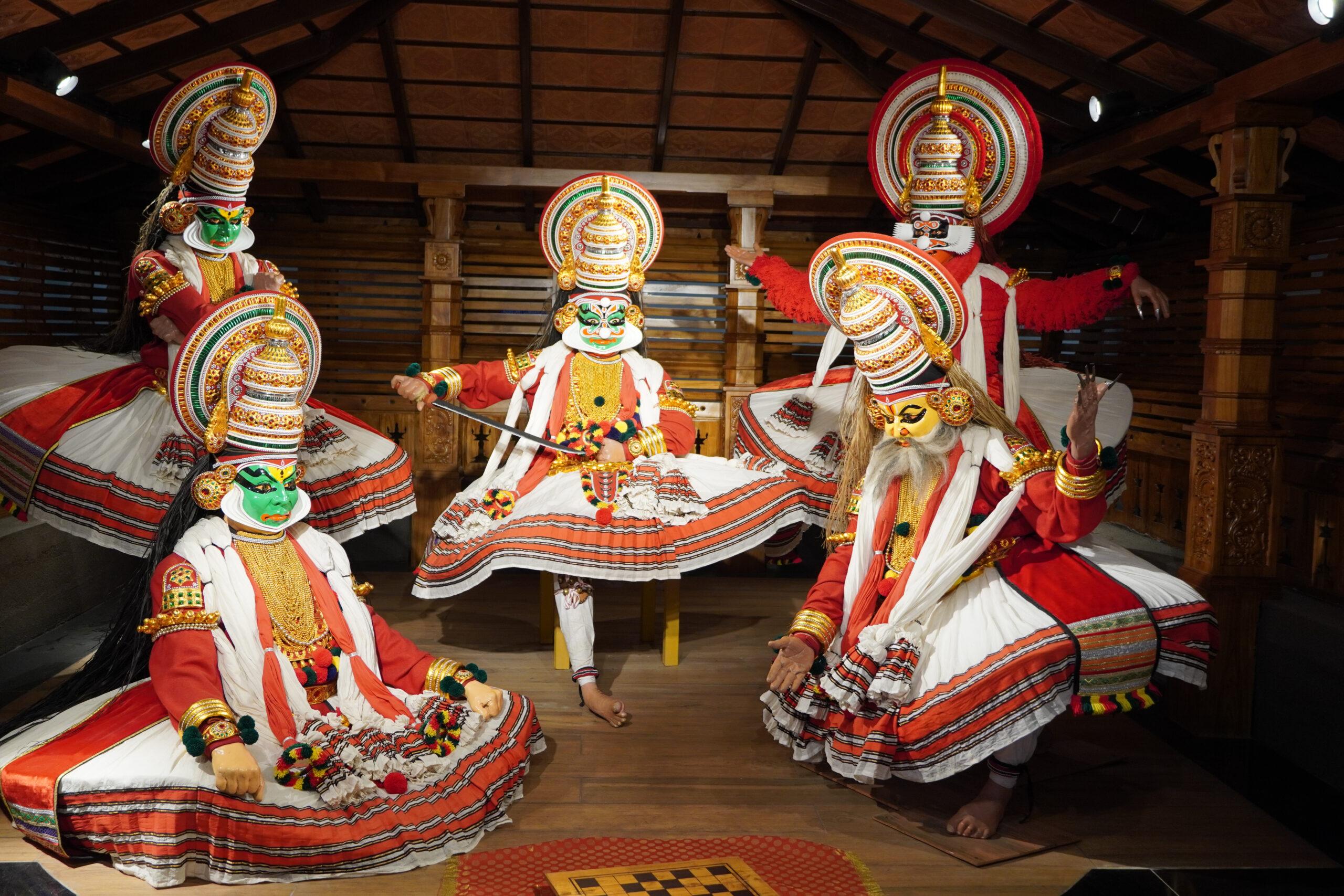 Kathakali dance in southwestern India, especially in Kerala. It lasts all night./Shutterstock