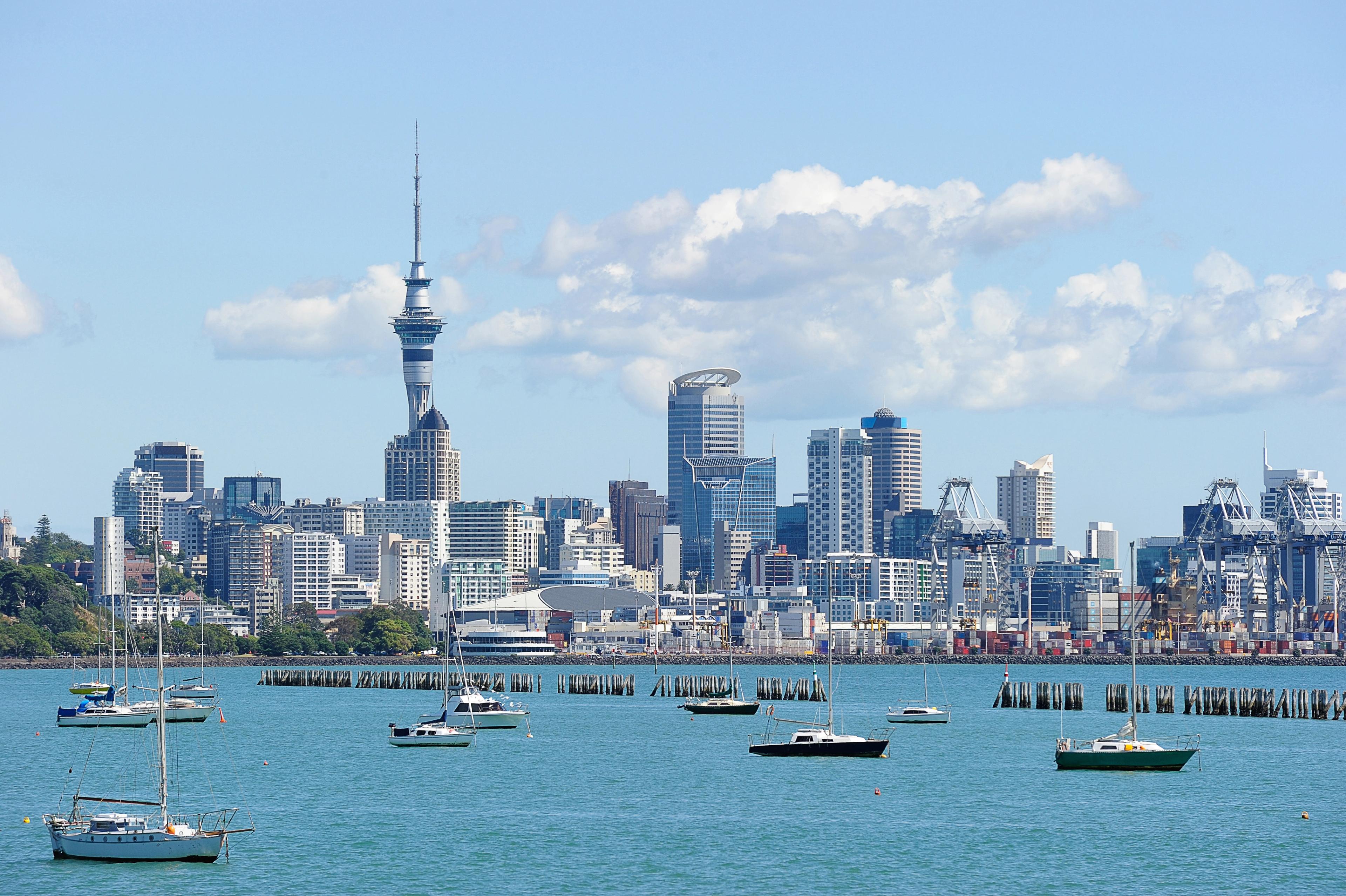 Auckland, New Zealand, is one of the overnight stays on this itinerary./Shutterstock