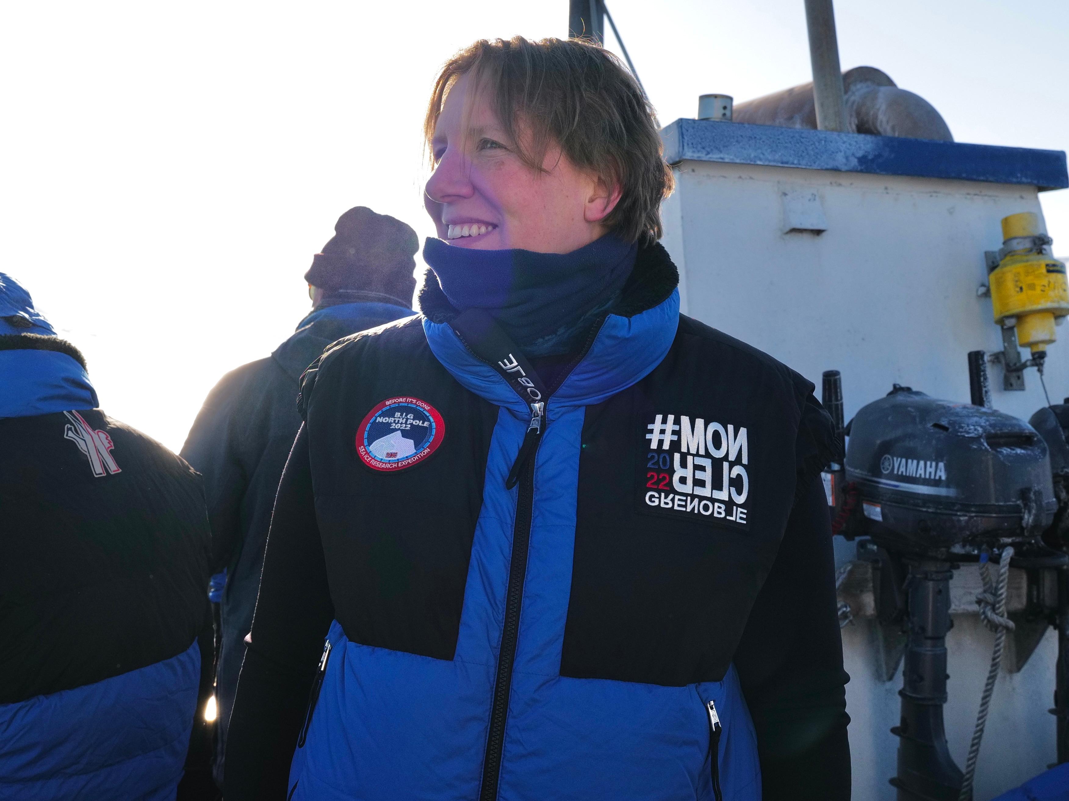 Felicity Aston, godmother of the Silver Endeavour, says her journeys are not about overcoming obstacles but more like a pilgrimage.