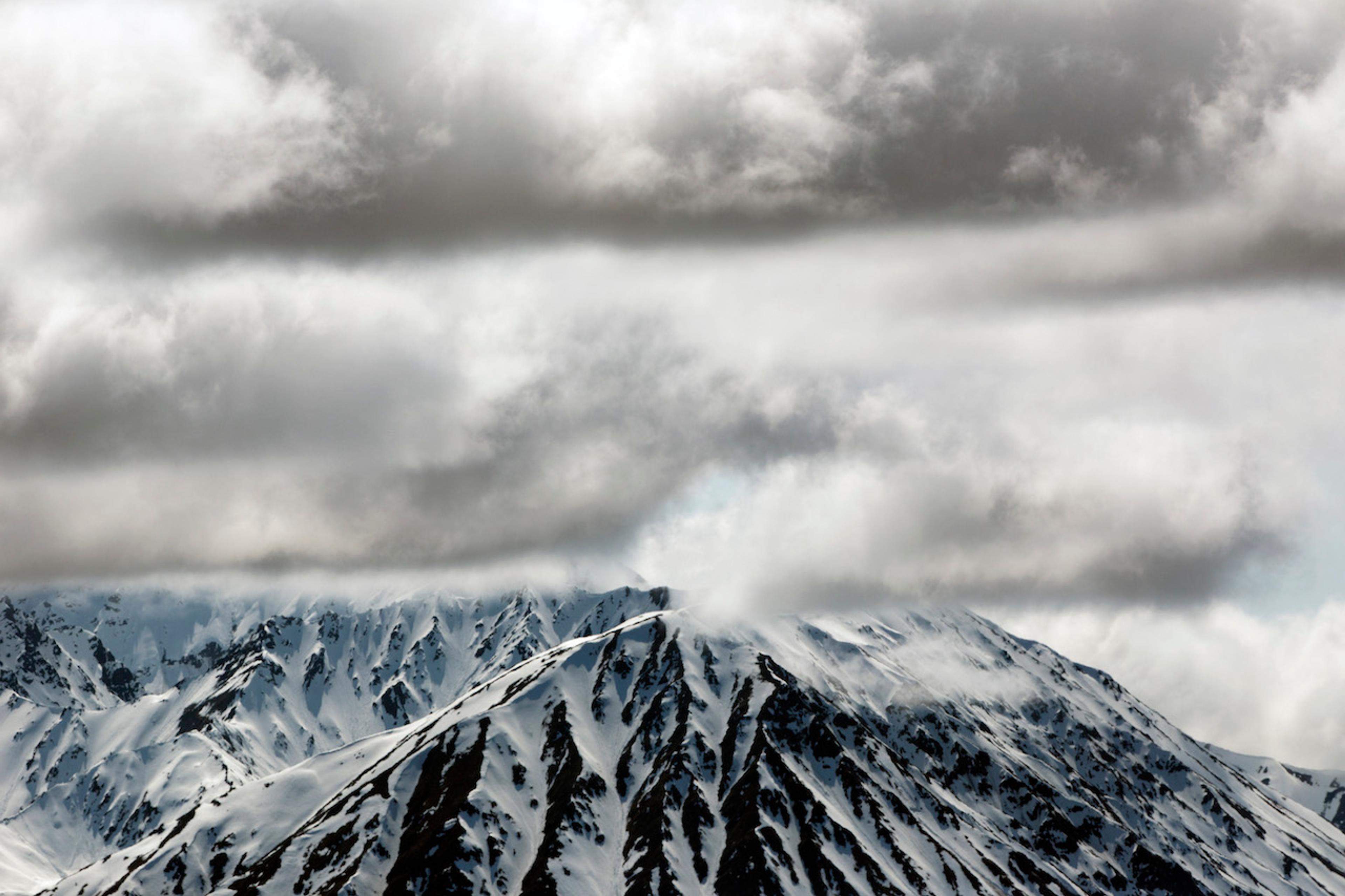 Denali's 20,310-foot-high (6,190 m) peak is often shrouded in clouds./Lucia Griggi