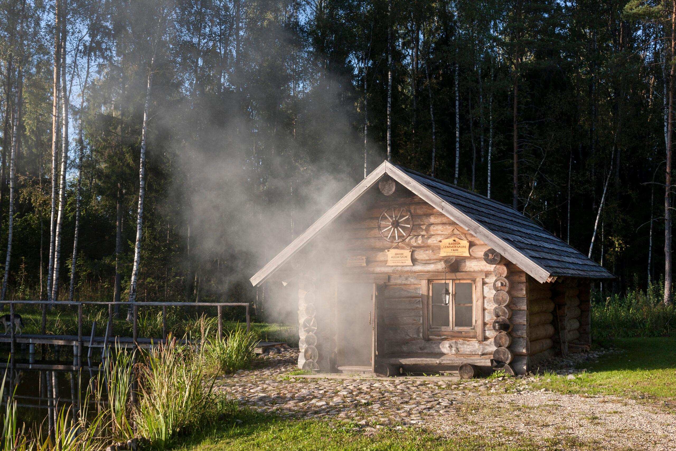 Sauna in holiday resort in Sokka, Estonia/Getty Images