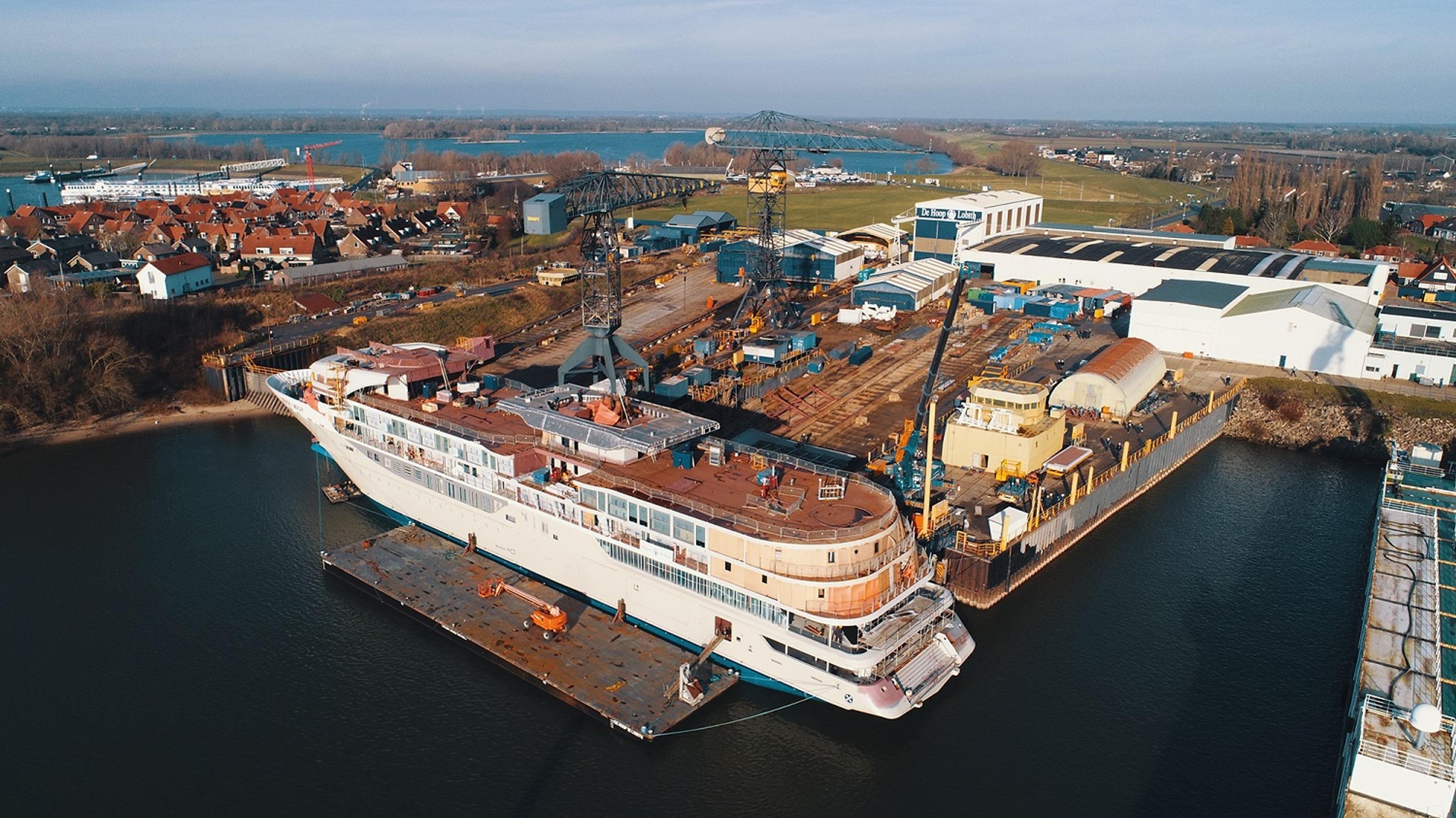 Silver Origin on January 16th, 2020/De Hoop Shipyard