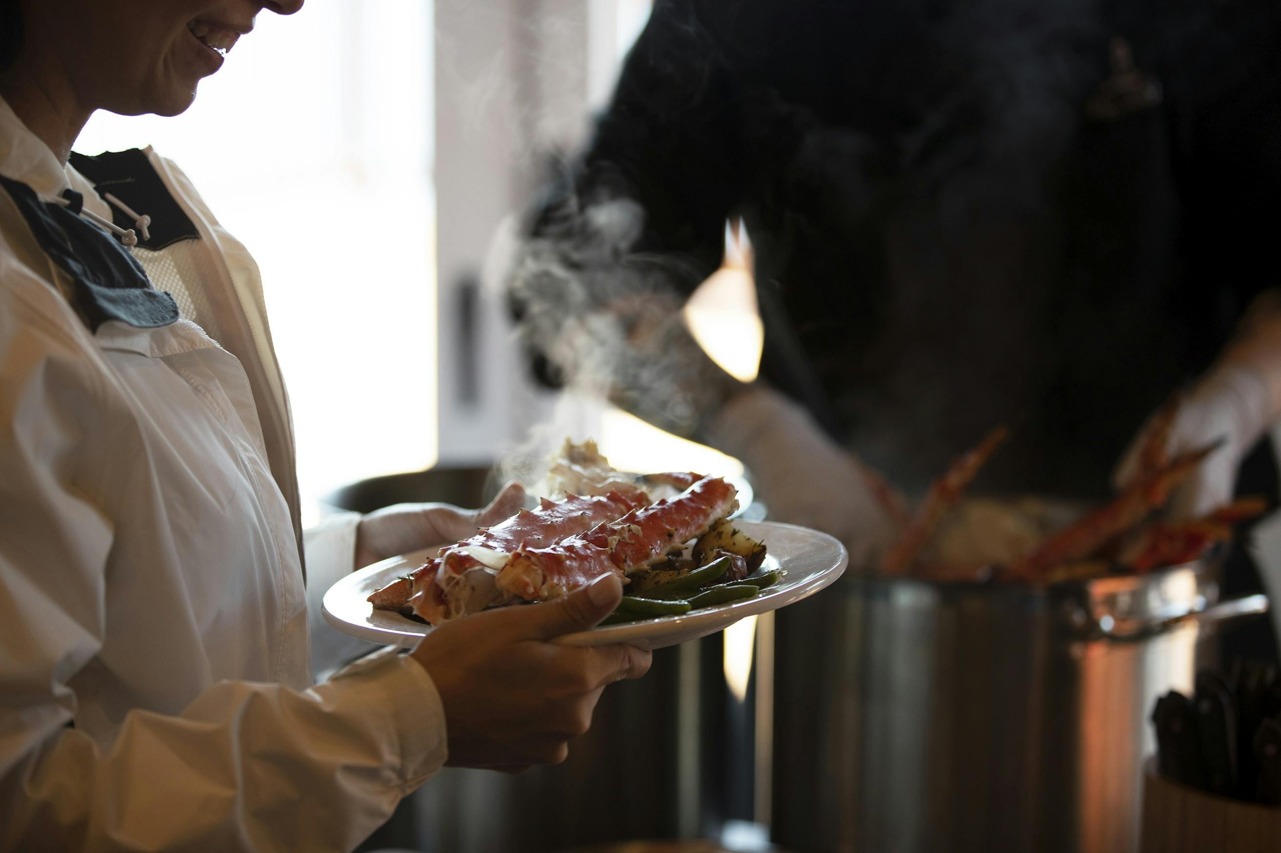 King crab legs are one of Alaska's classic dishes./Lucia Griggi