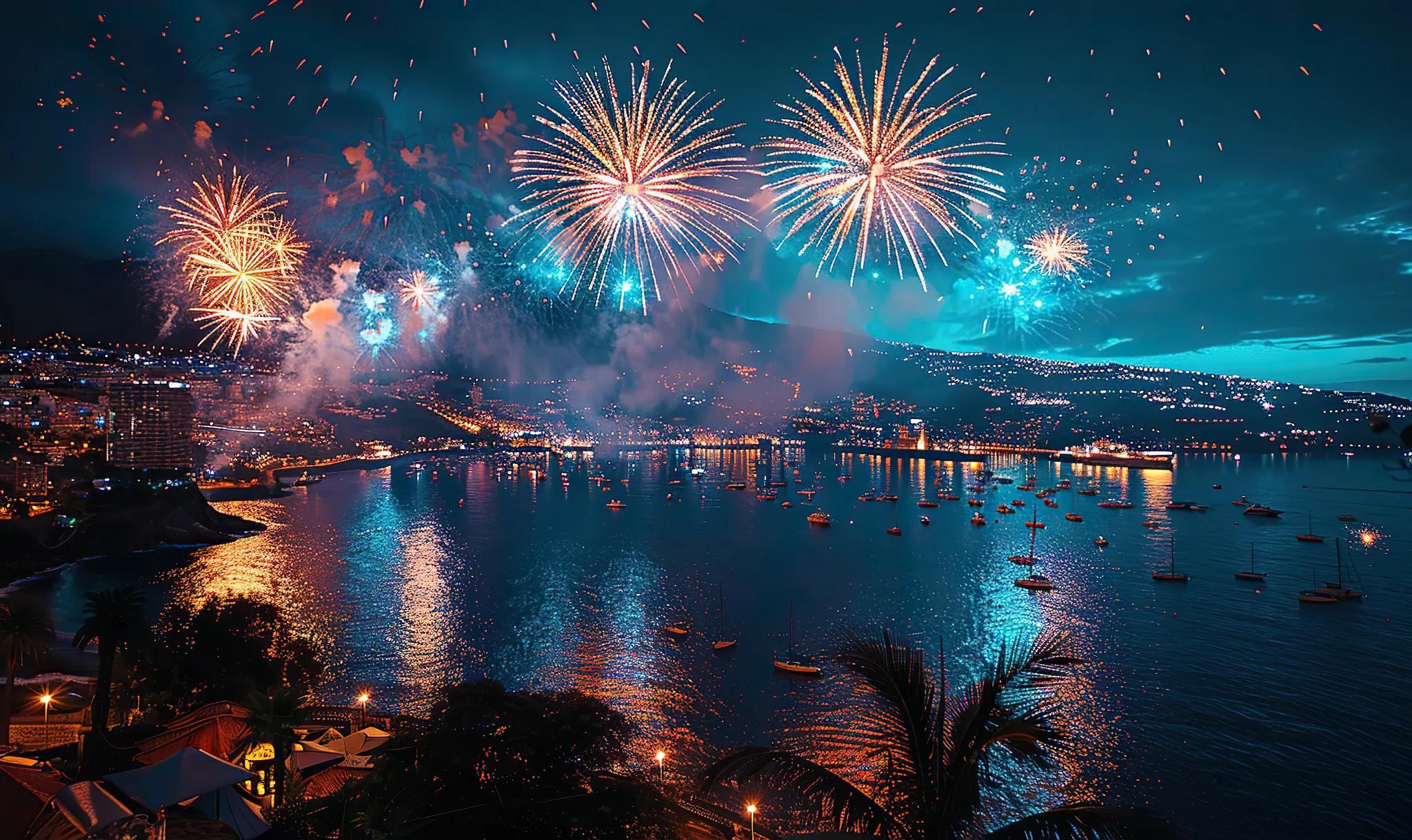 New Year celebrations at Madeira.