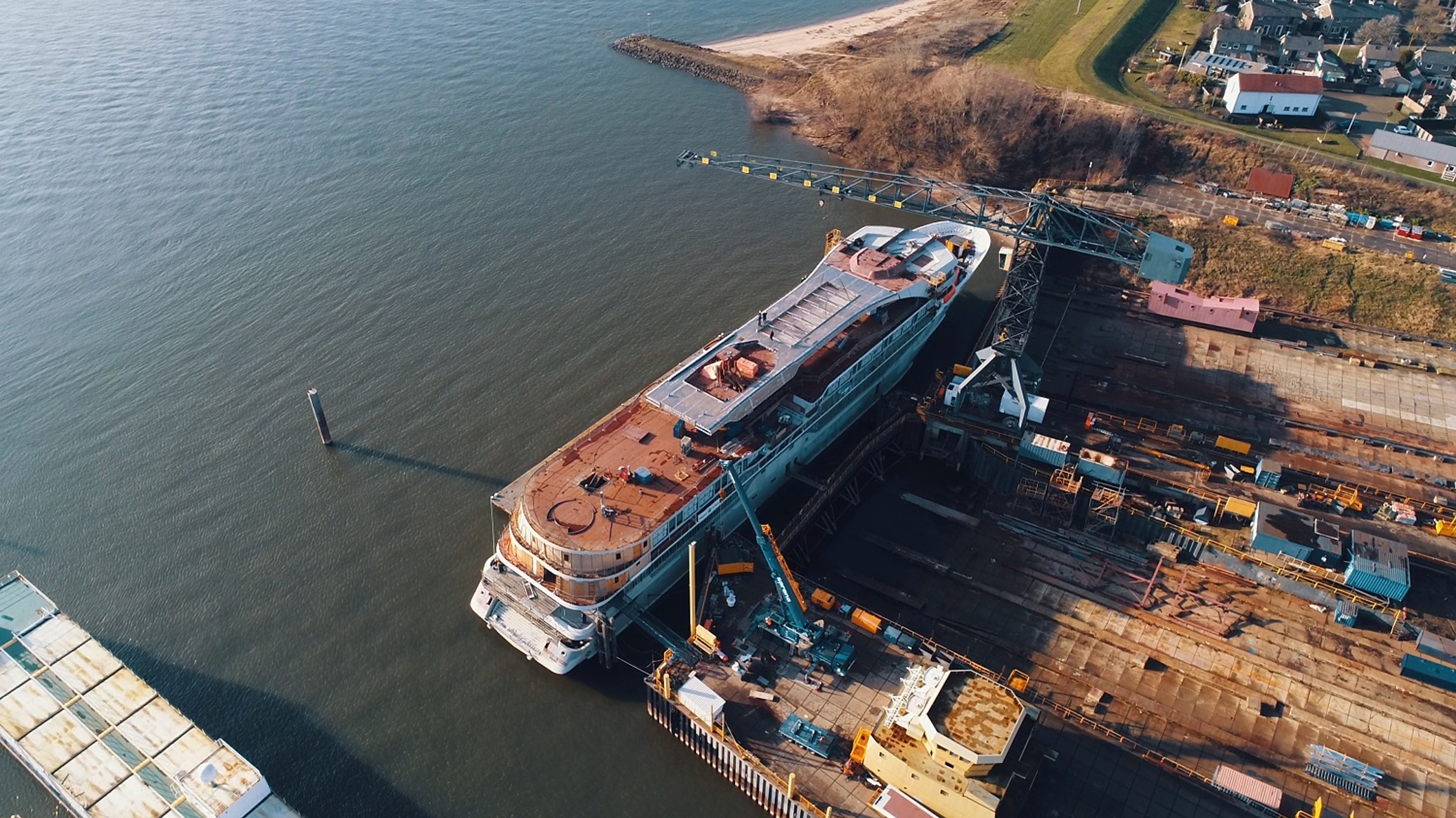 Silver Origin at De Hoop Shipyard, Lobith, the Netherlands/De Hoop Shipyard