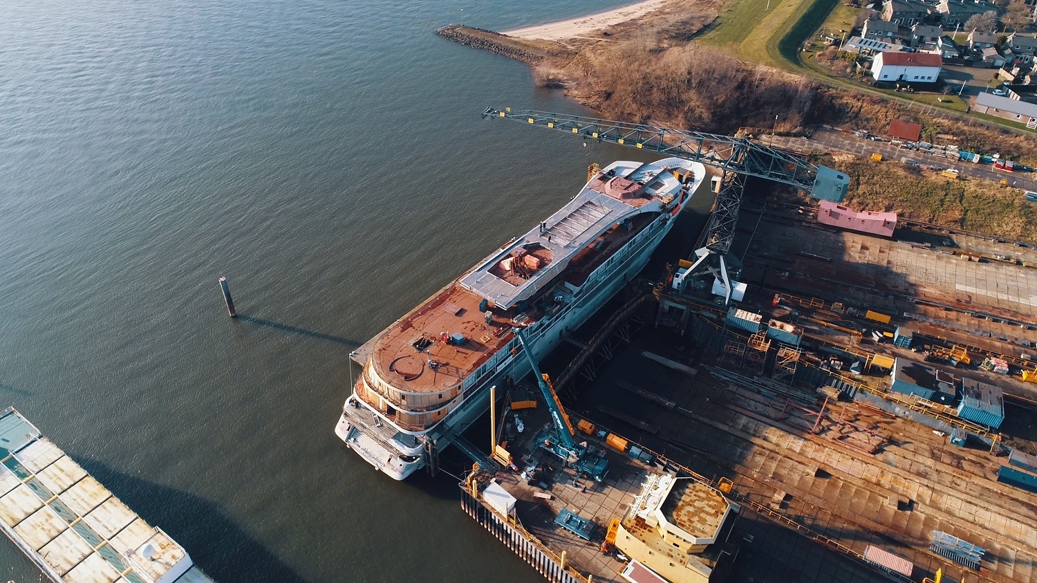 Silver Origin at De Hoop Shipyard, Lobith, the Netherlands/De Hoop Shipyard