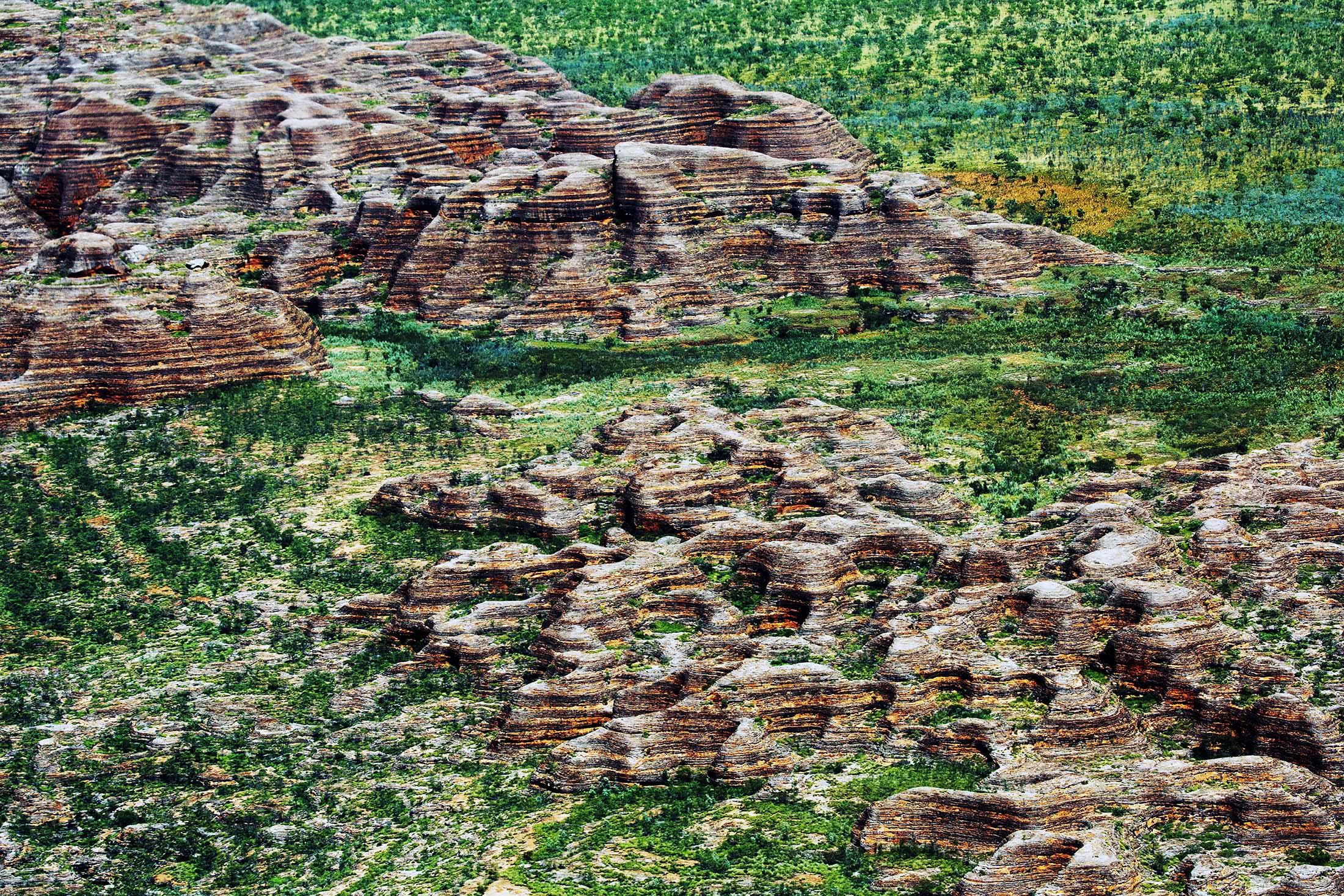 Rock formations in the Bungle Bungle Range, Kimberley, Australia./Denis Elterman