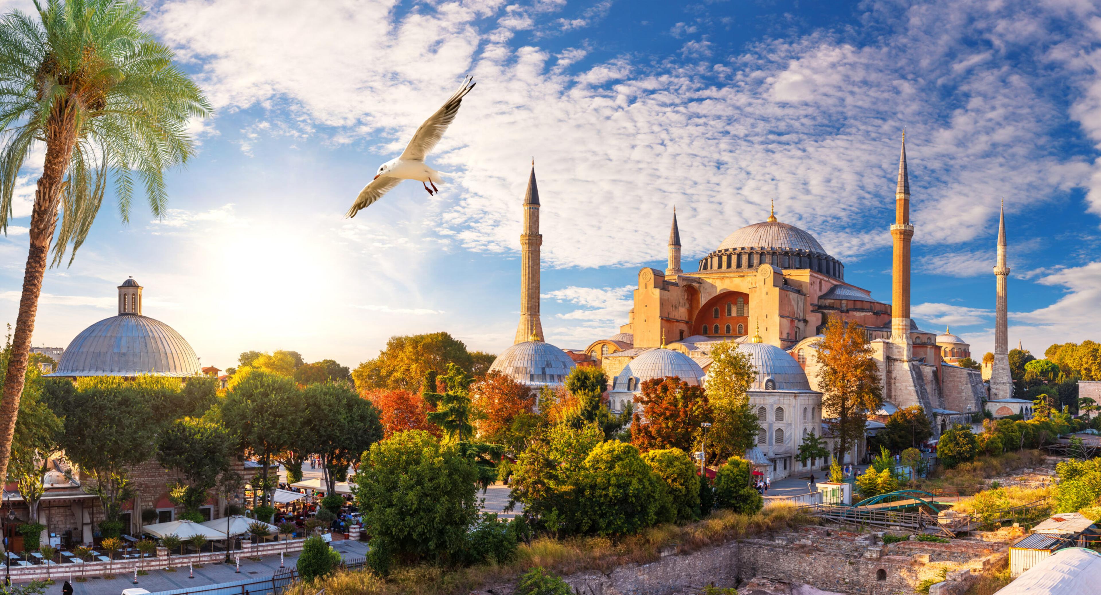 Old sites, including the Hagia Sophia, are still must-sees in Istanbul, along with newer places like Galataport./Shutterstock