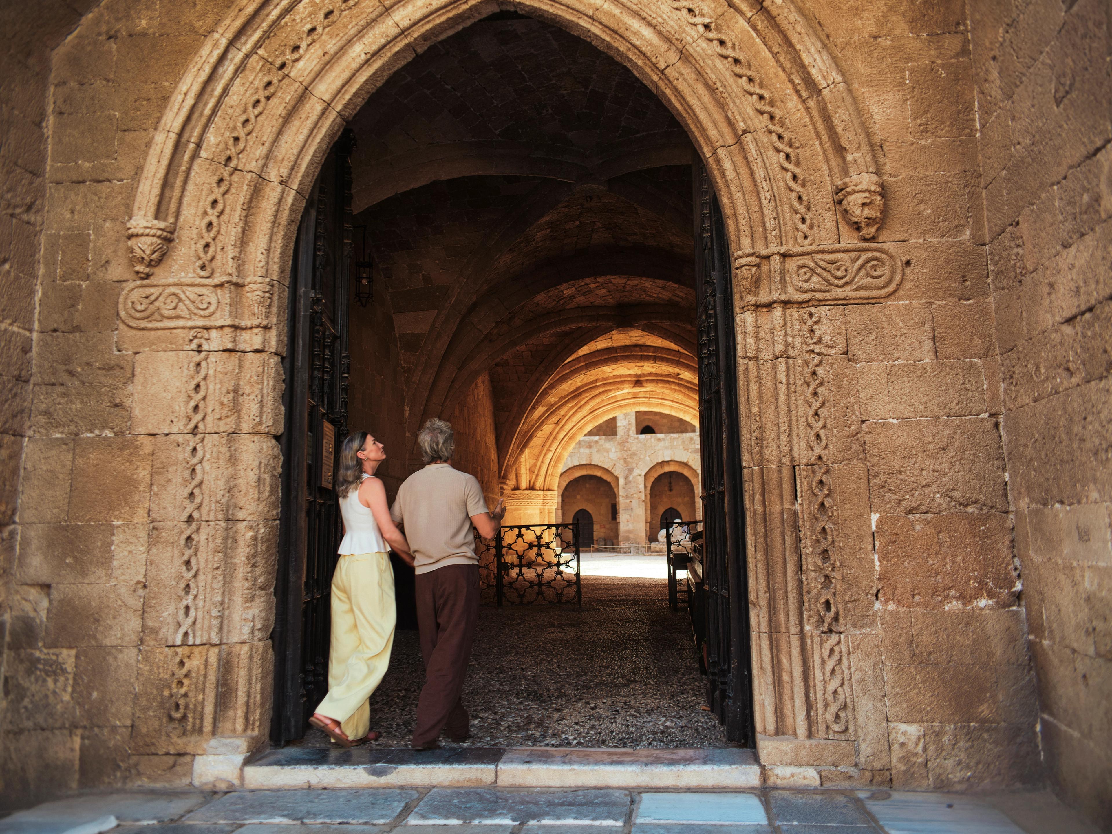 Inside the Medieval City of Rhodes