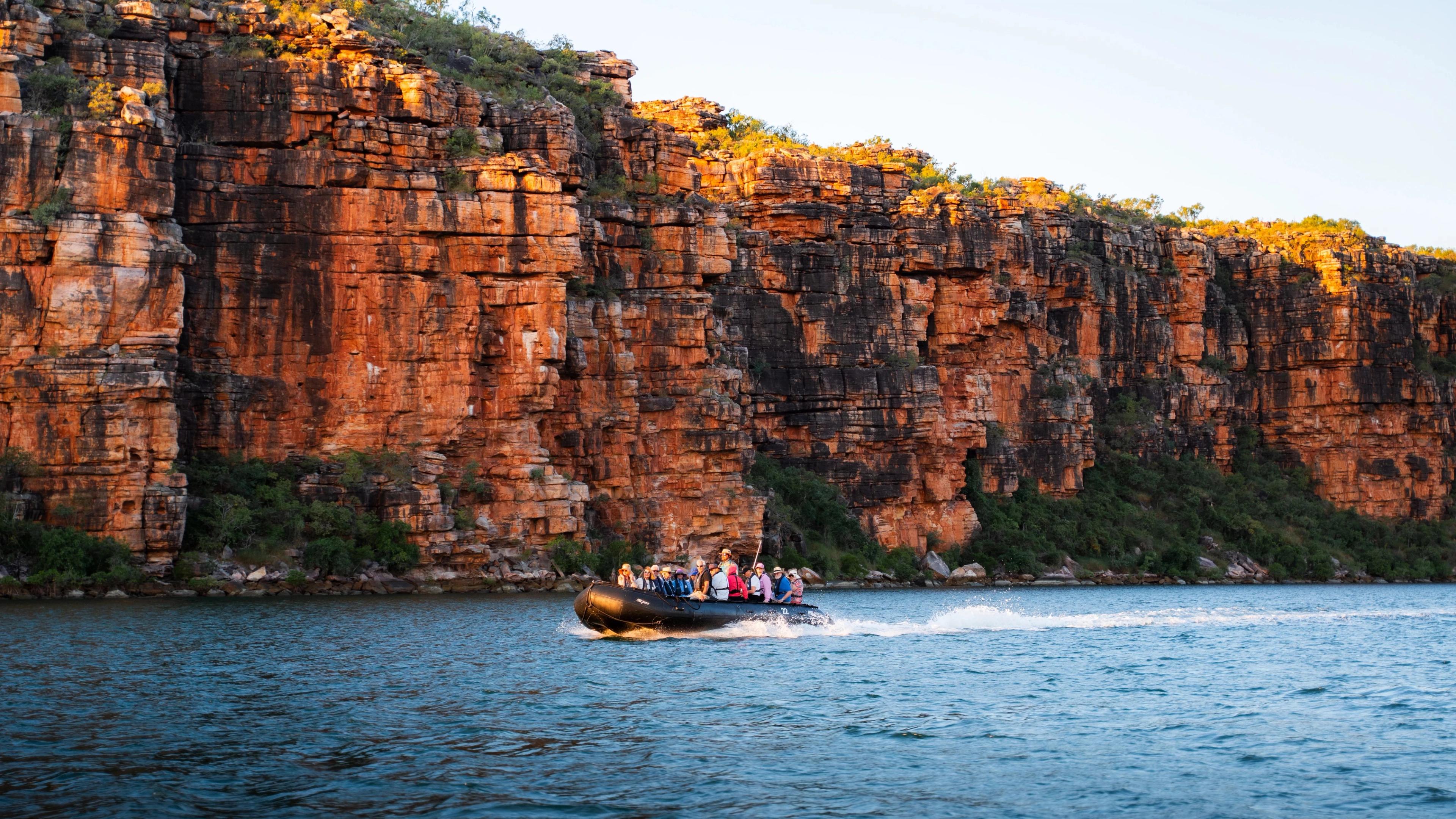 King George Falls along the King George River in the remote Kimberley region of Western Australia