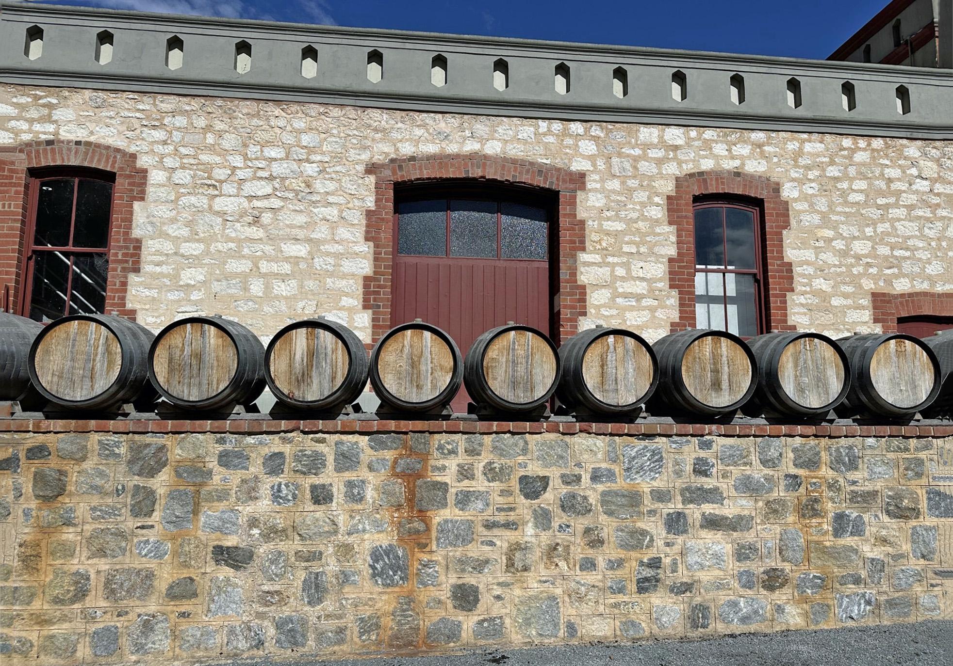 Handcrafted oak barrels at Yalumba give the wines a distinctive taste./Ellen Uzelac for Silversea