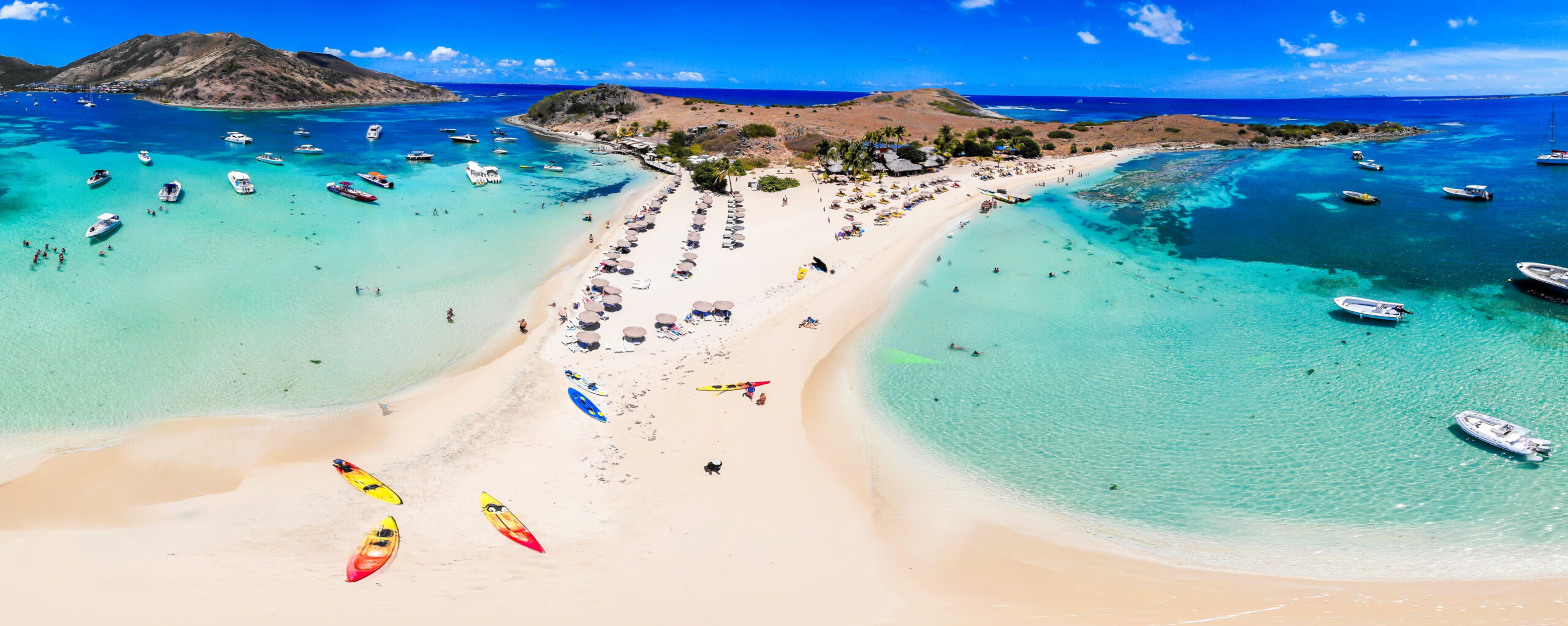 Pinel Island on the French side of St. Martin is an underwater reserve./Shutterstock