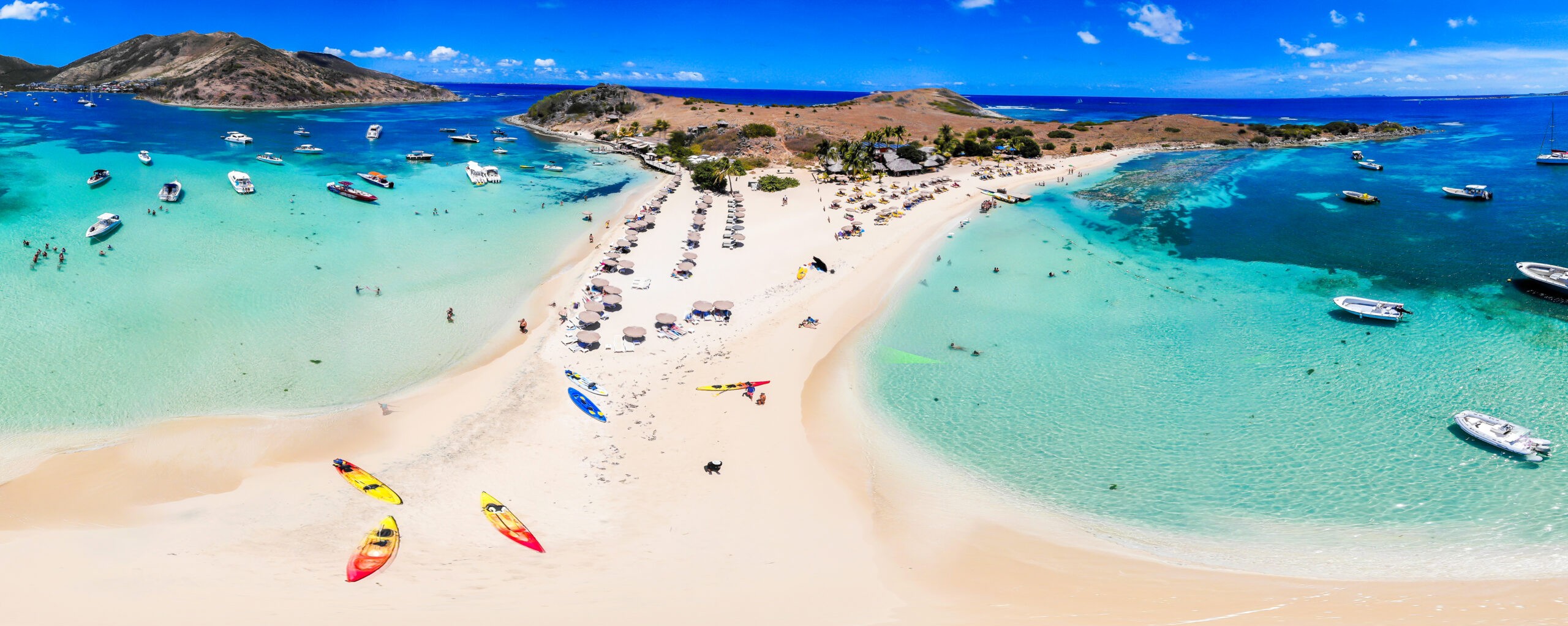 Pinel Island on the French side of St. Martin is an underwater reserve./Shutterstock